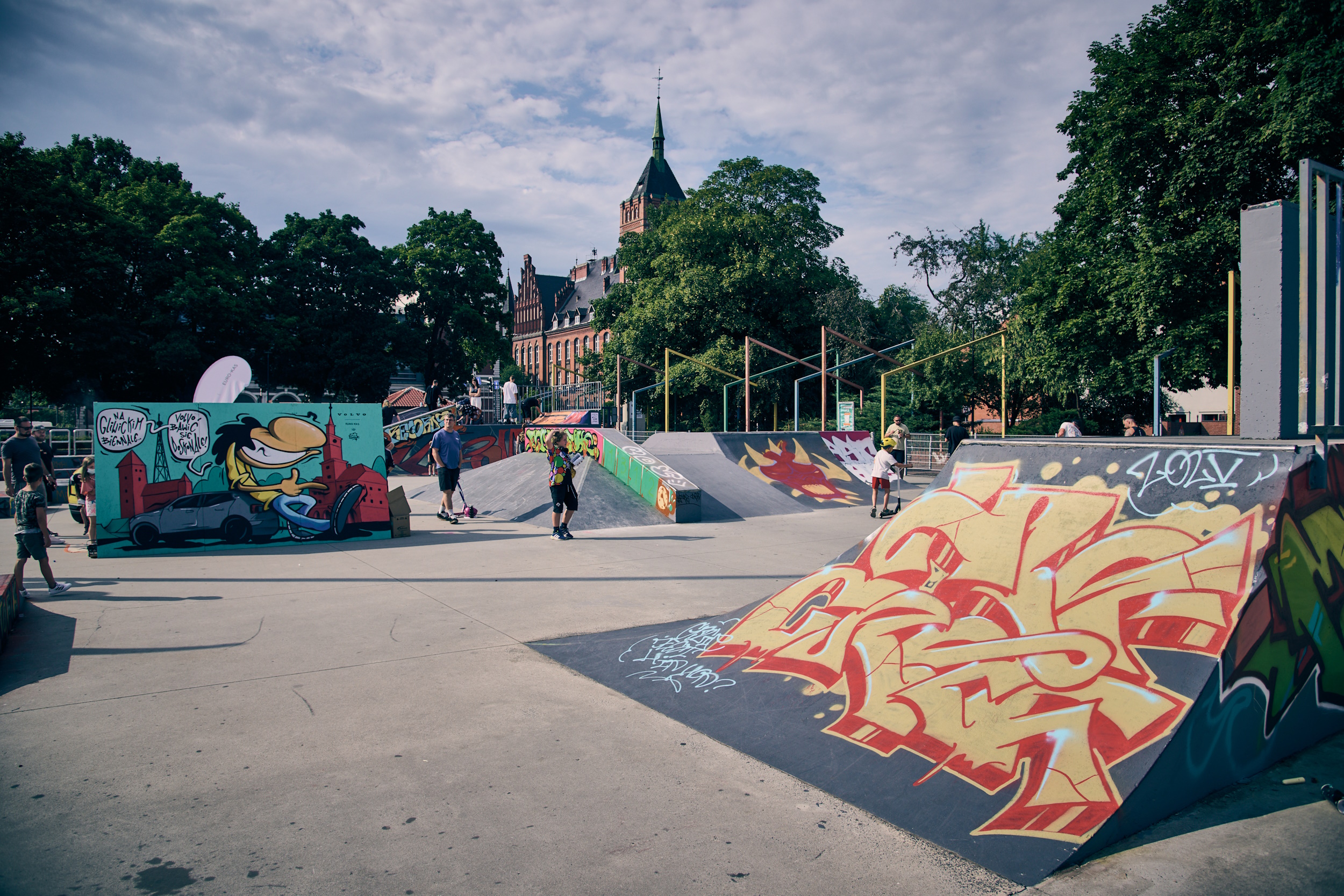 Fot. M. Buksa/ UM w Gliwicach Graffiti na placu Krakowskim