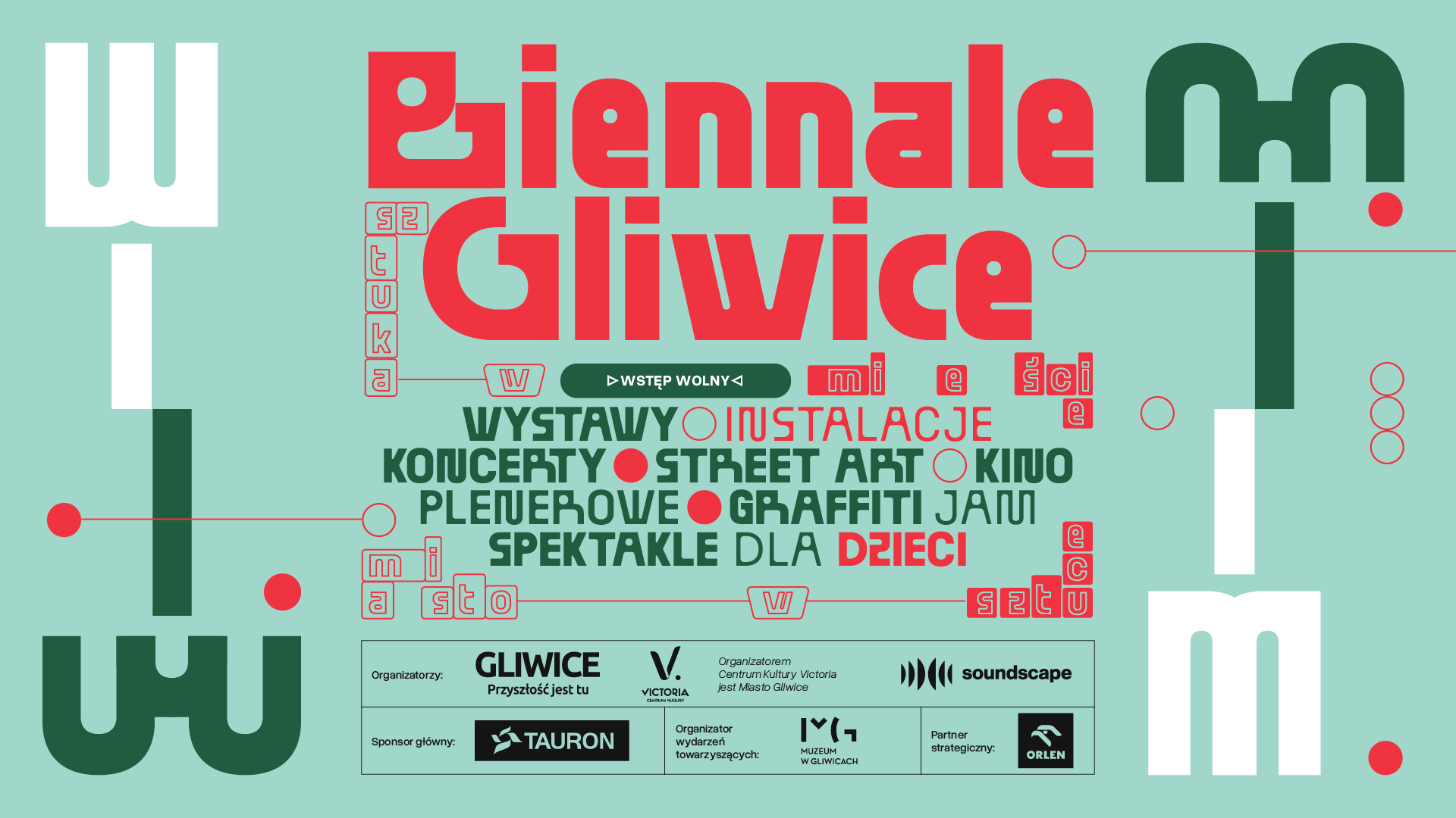 Grafika reklamująca biennale