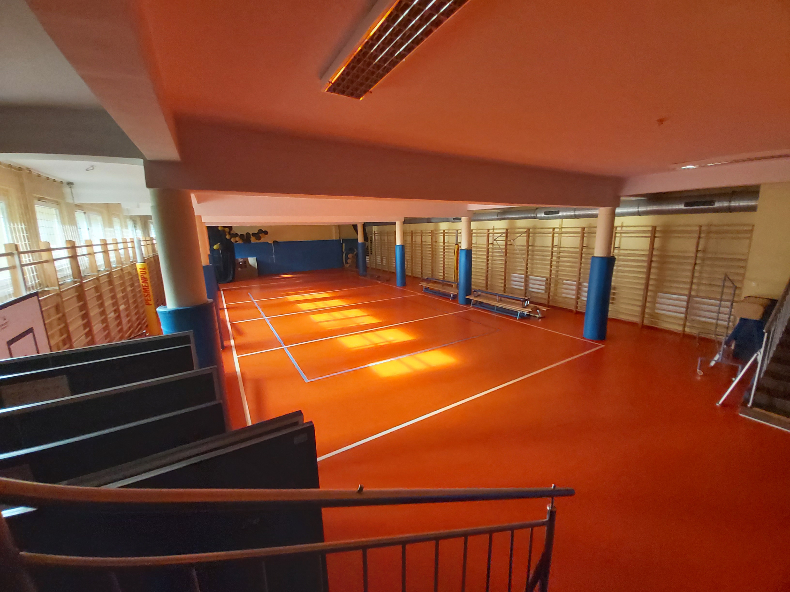 Sala gimnastyczna przy ZSP nr 16