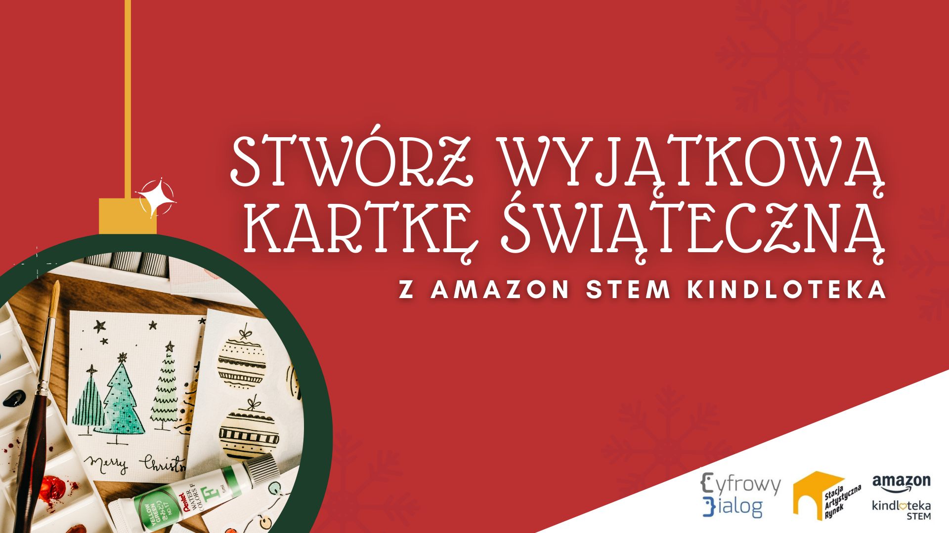 Stwórz wyjątkową kartkę świąteczną | Warsztaty dla dzieci