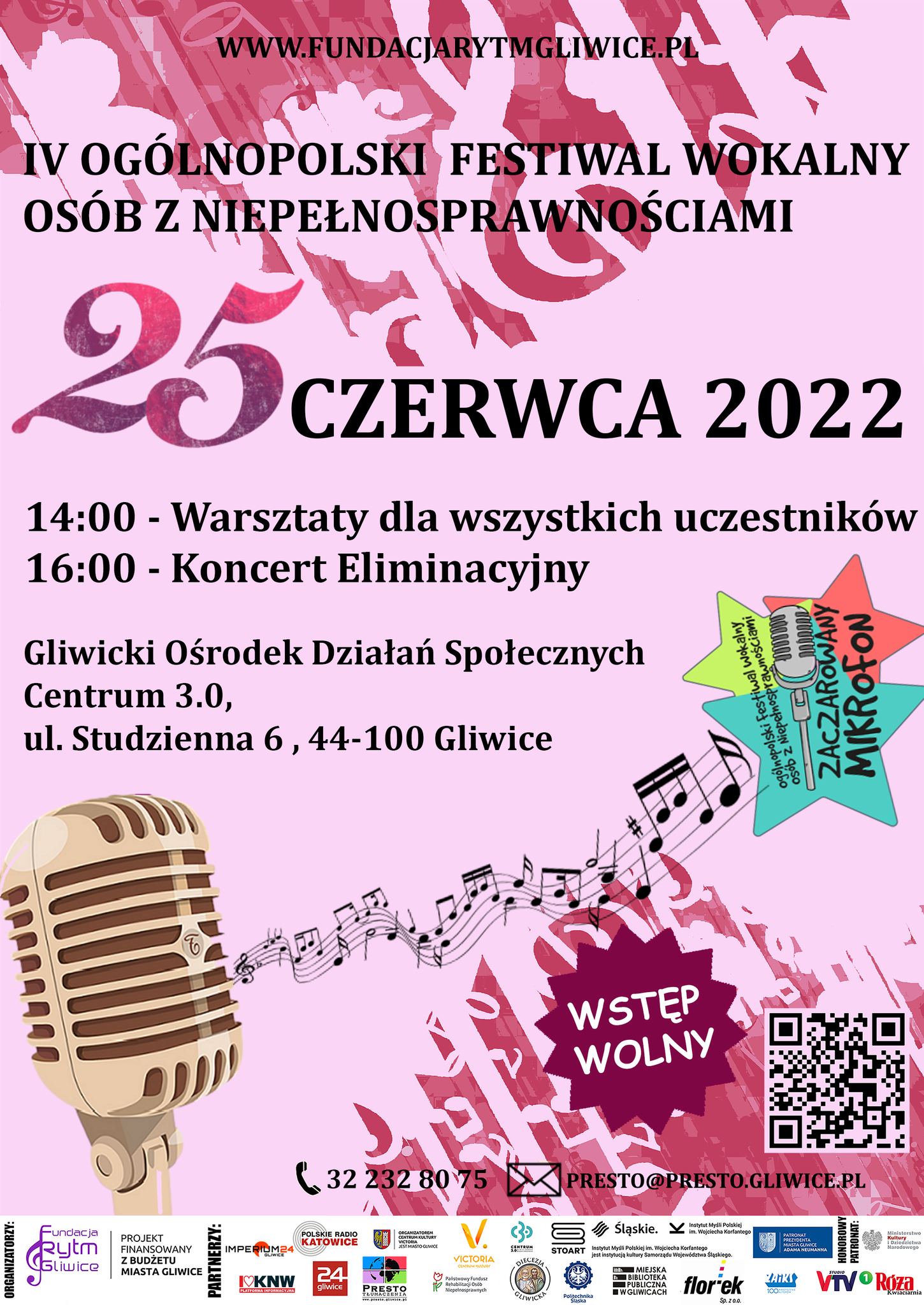  IV Ogólnopolski Festiwal Piosenki Osób z Niepełnosprawnościami ''Zaczarowany Mikrofon''