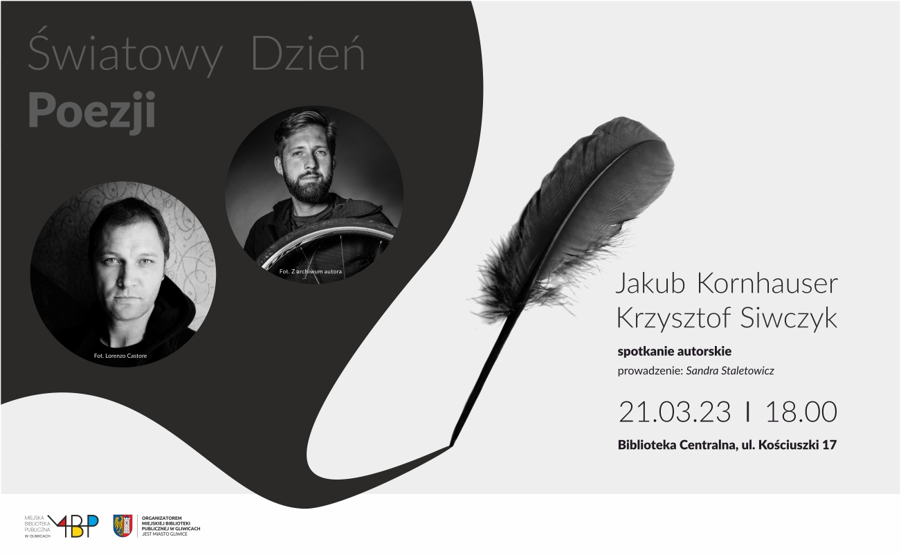 Spotkanie autorskie z Jakubem Kornhauserem i Krzysztofem Siwczykiem