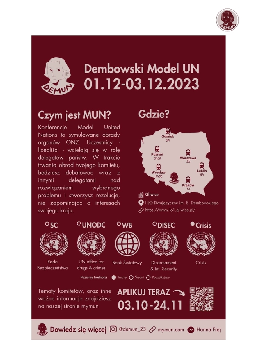 DEMUN - plakat