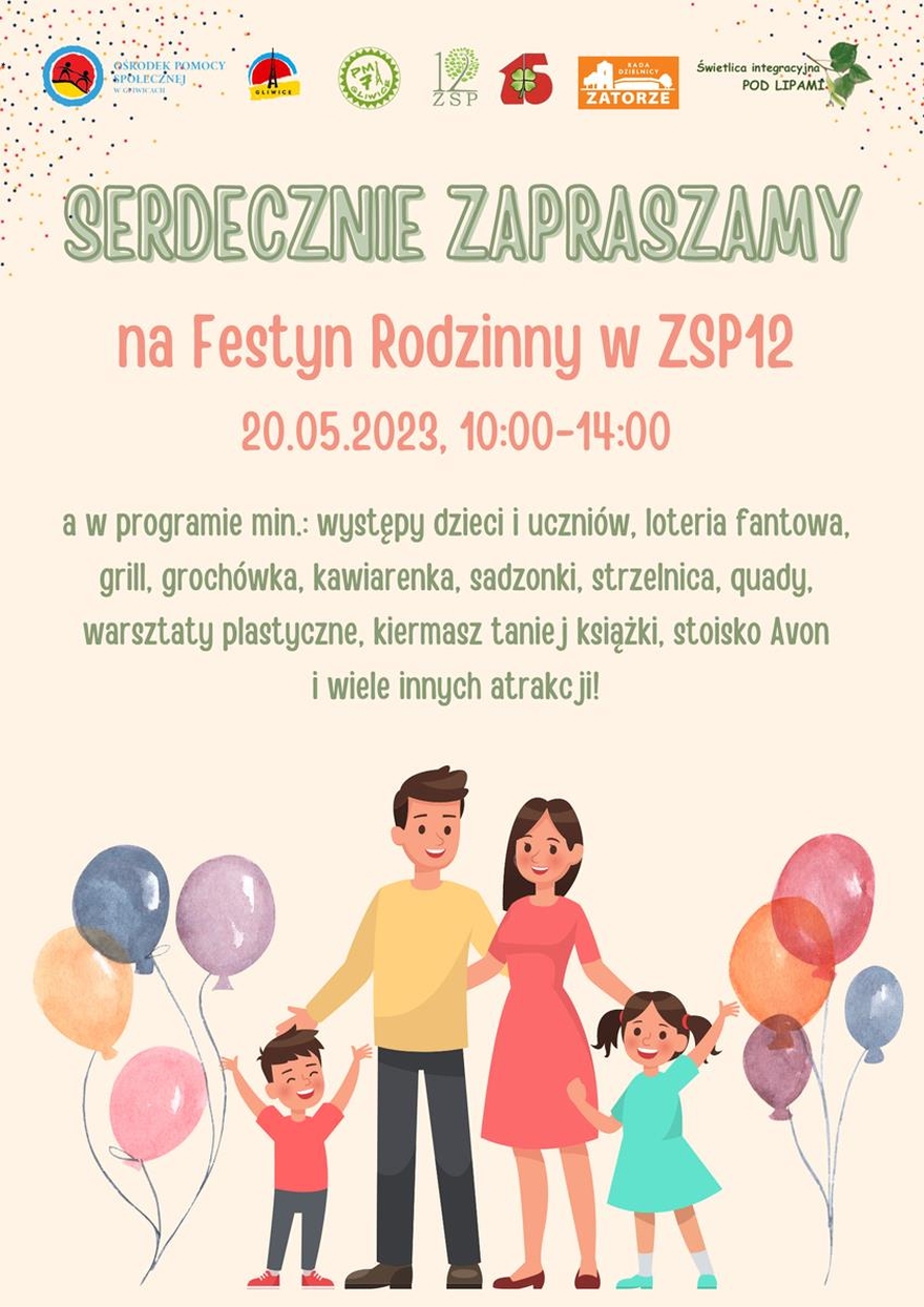 Plakat Festynu Rodzinnego