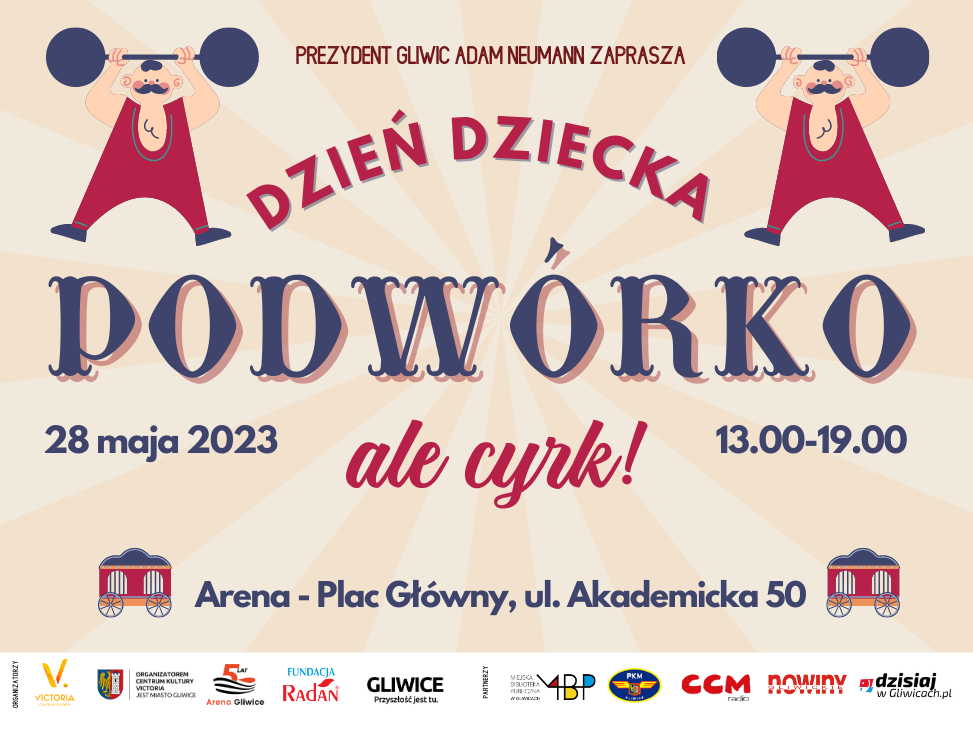 "Podwórko. Ale cyrk!" - plakat