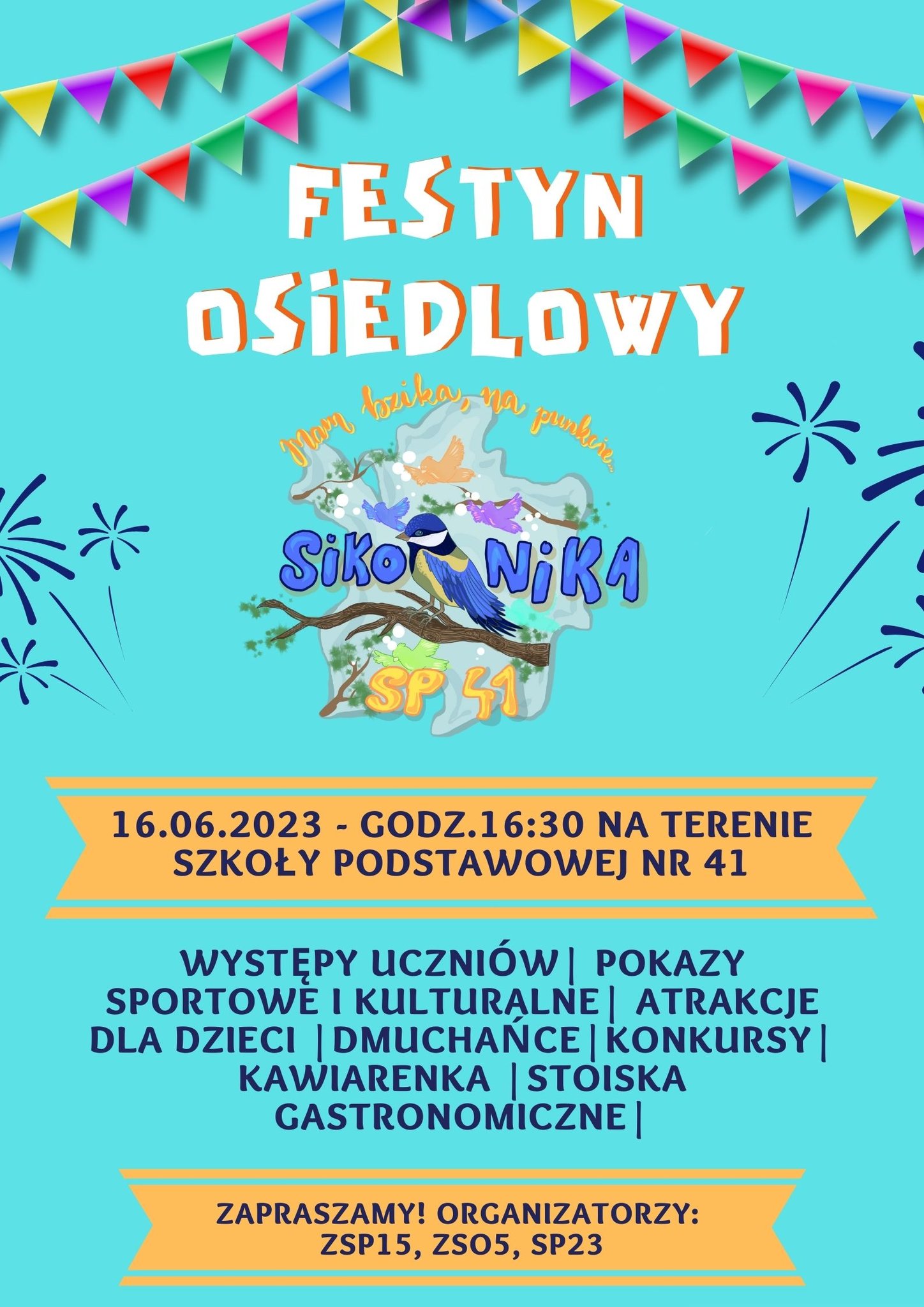 Plakat Festynu Osiedlowego