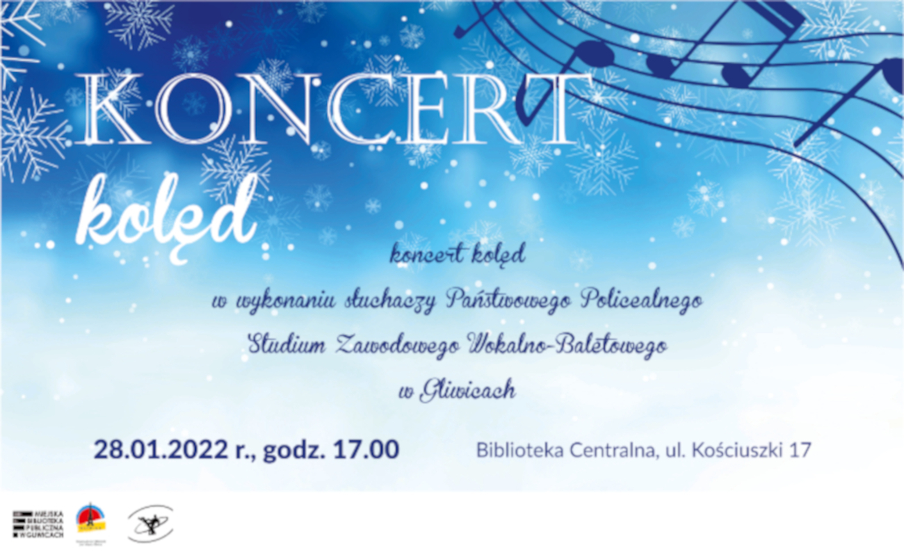 Koncert kolęd, Biblioteka Centralna, 28.01.2022, godz. 17.00