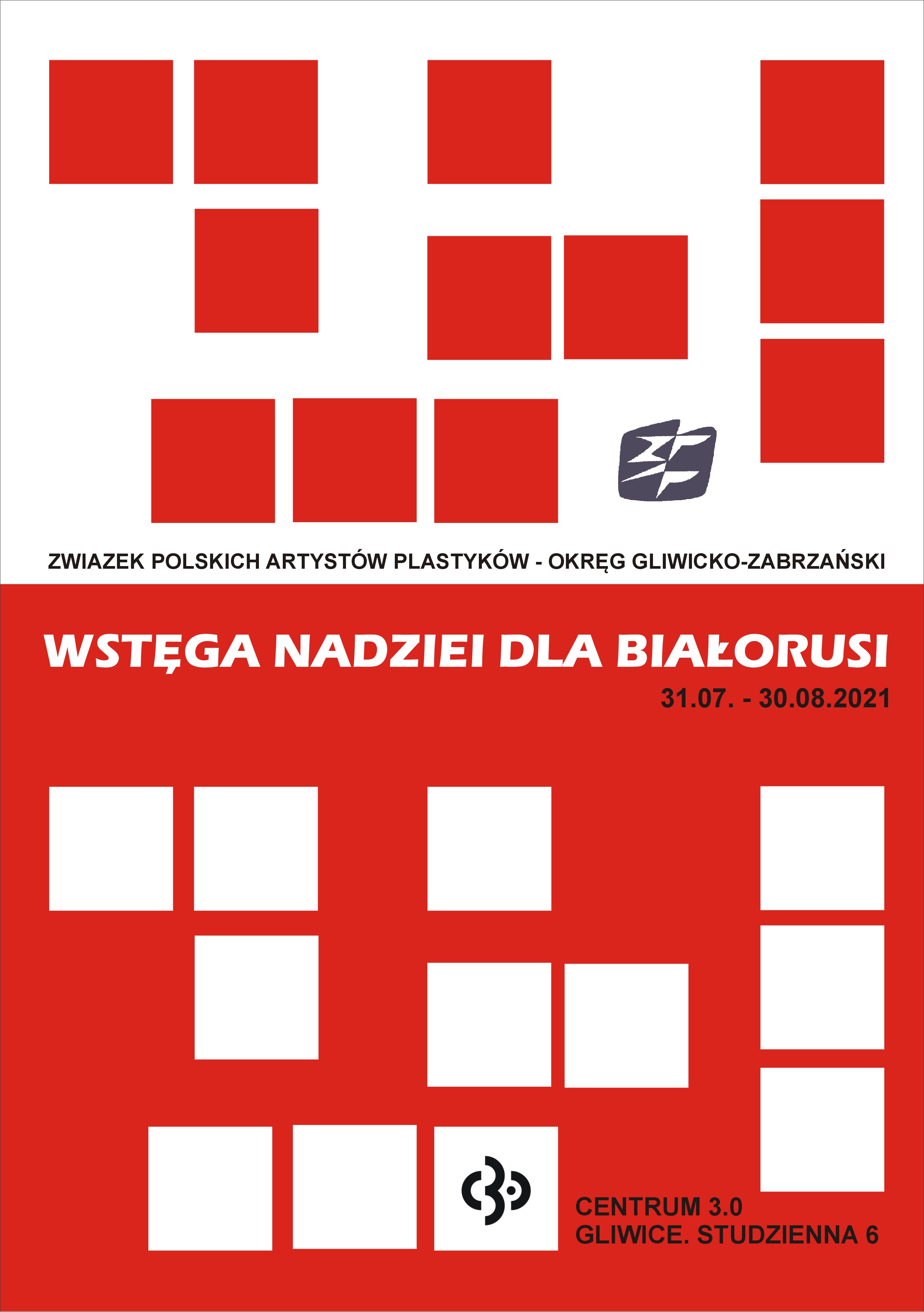 plakat wystawy /autor A.Zawisza-Kubicka/