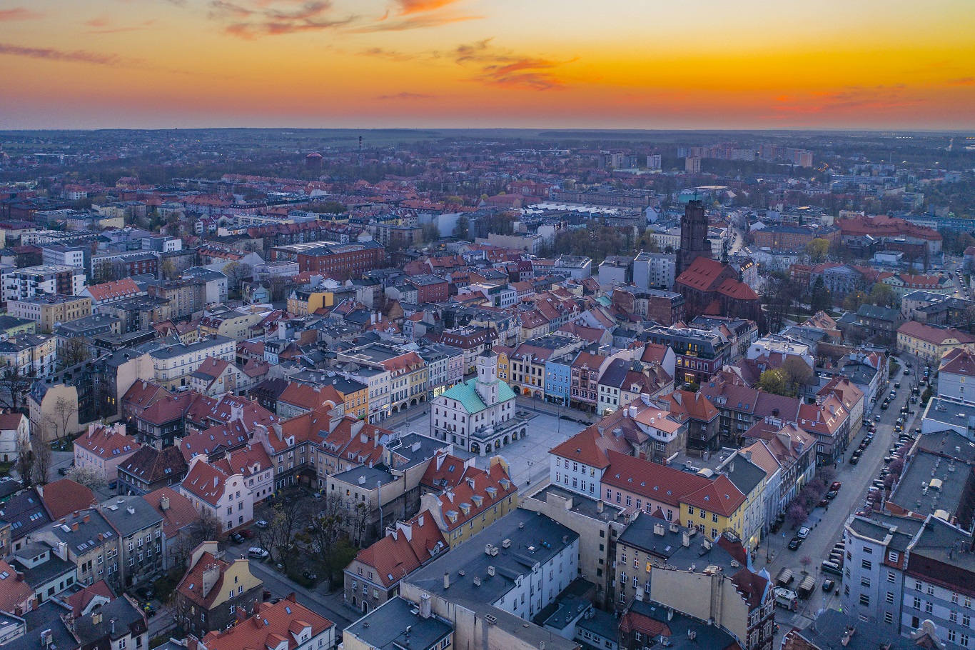 Rynek z lotu ptaka