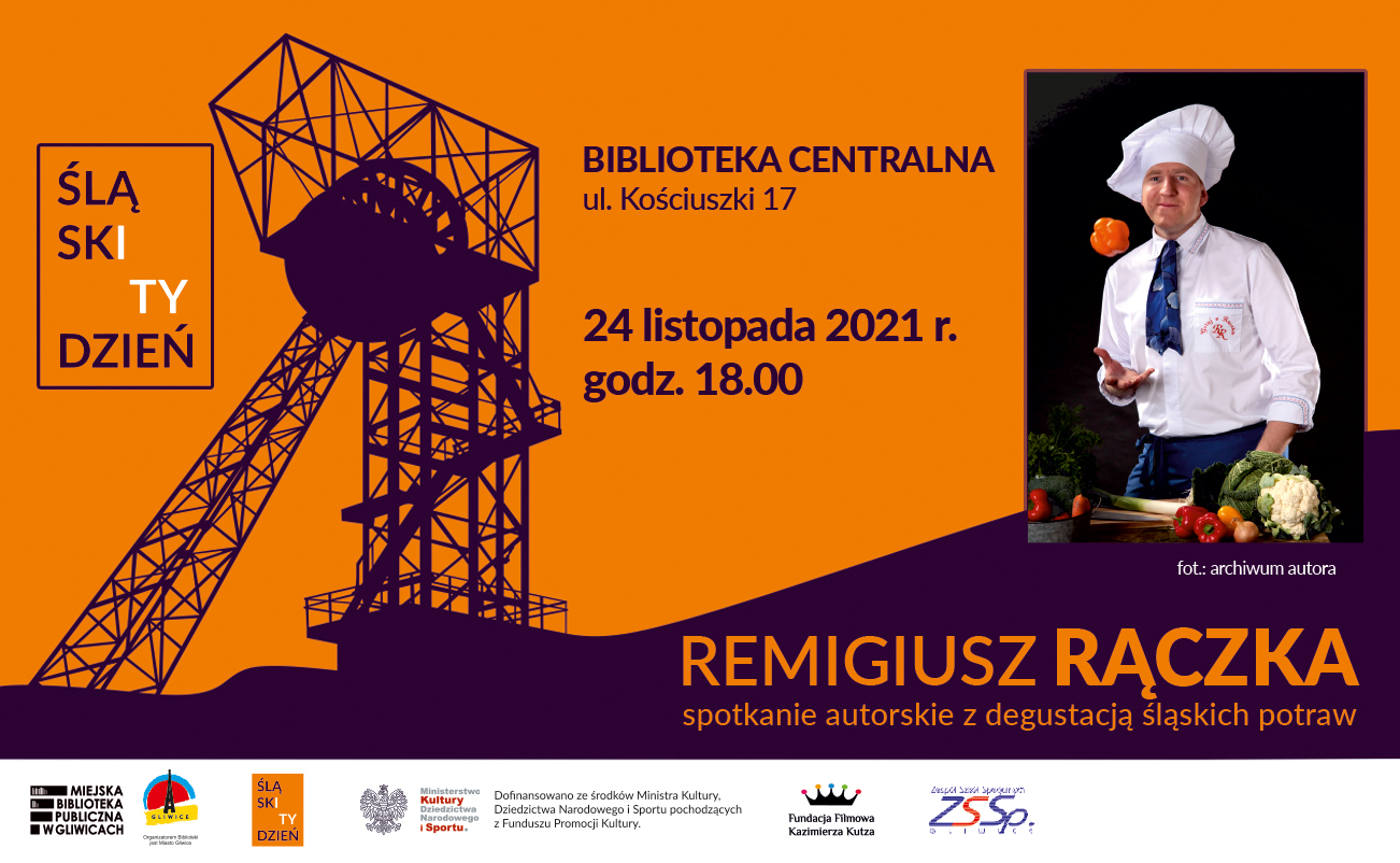 Remigiusz Rączka - spotkanie z degustacją, 24 listopada, godz. 18.00, Biblioteka Centralna w Gliwicach