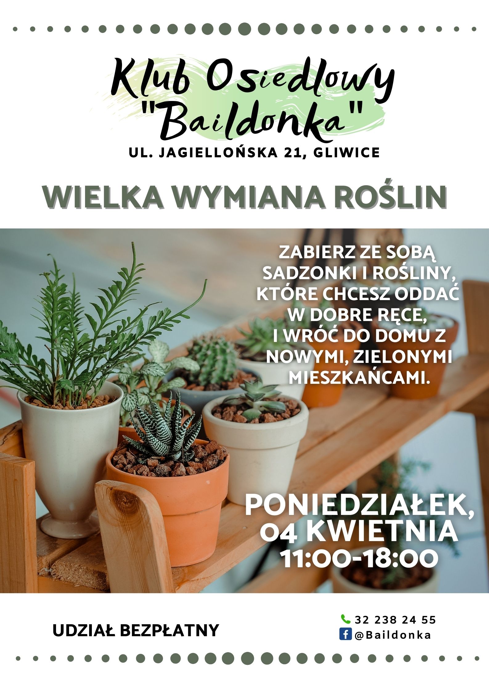 Wielka wymiana roślin w Baildonce