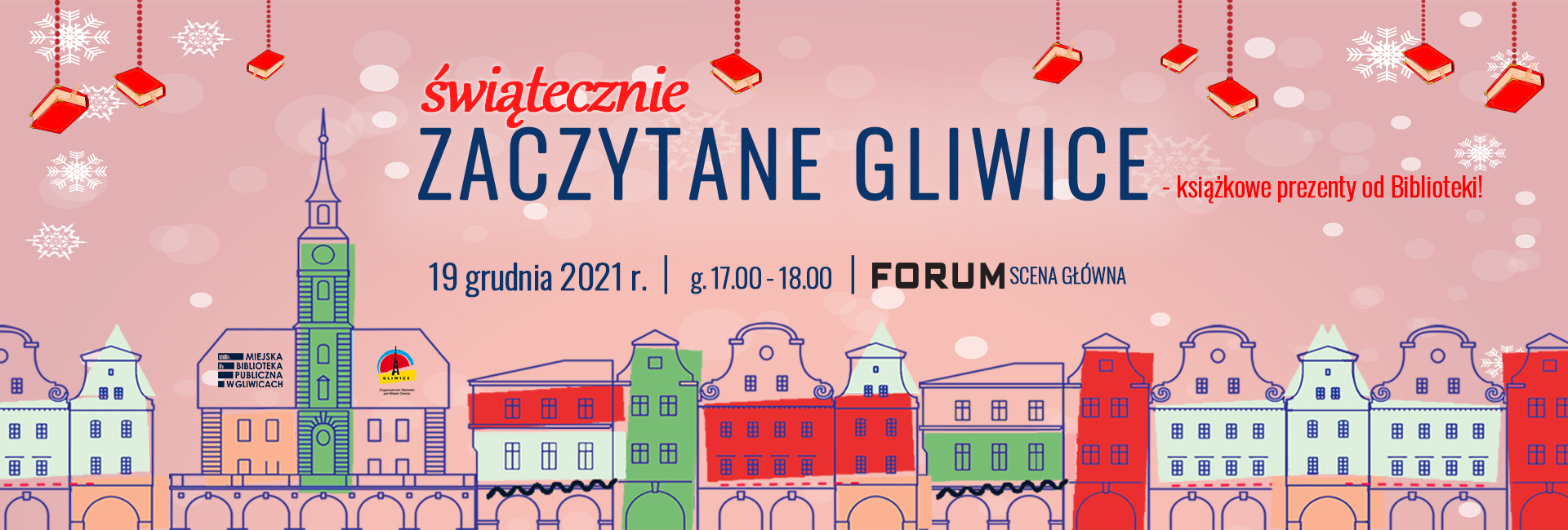 Świąteczne prezenty od Biblioteki - 19 grudnia, godz. 17.00-18.00, Scena Główna CH Forum w Gliwicach