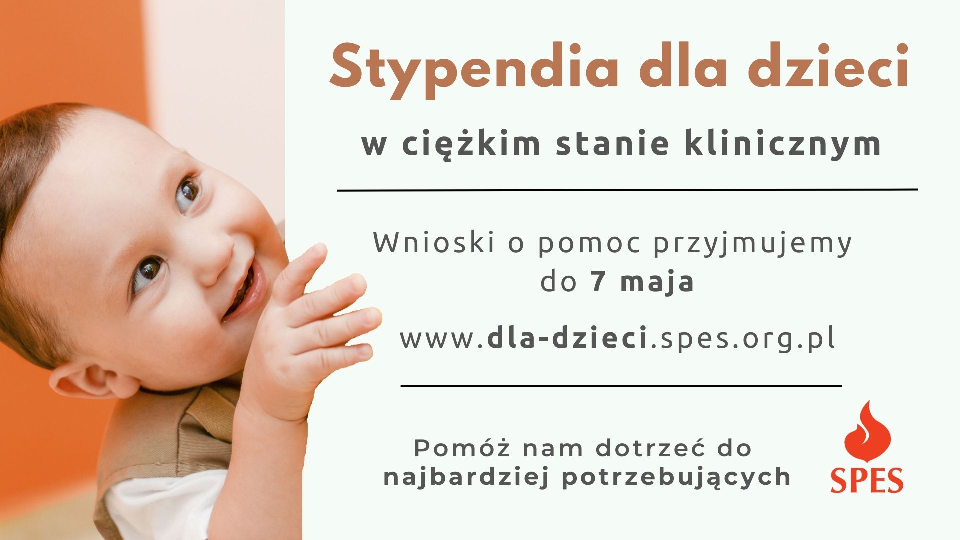 Stypendia dla rodzin opiekujących się w domu dzieckiem w ciężkim stanie klinicznym