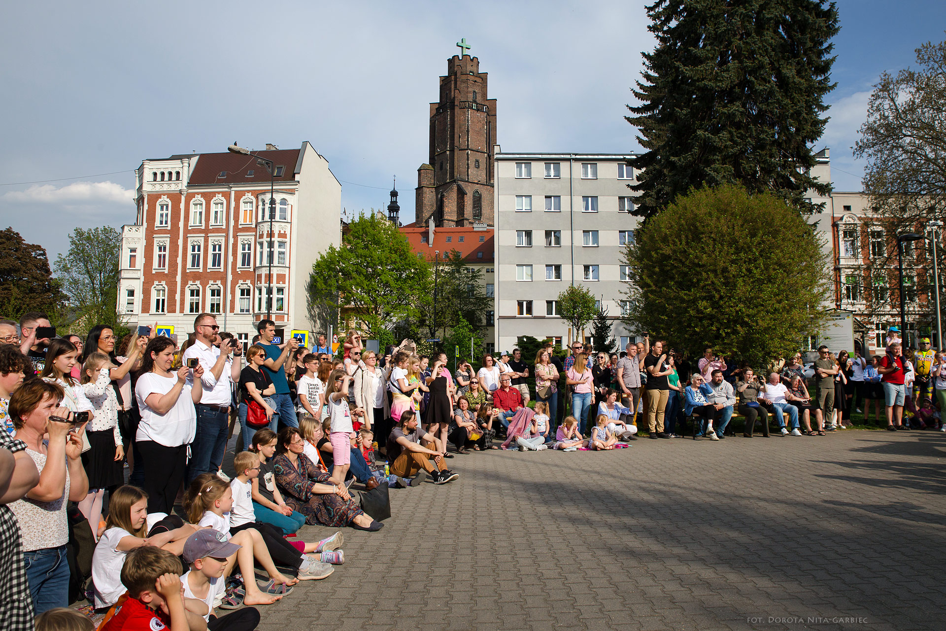 Koncert uczniów PSM w Parku Mickiewicza