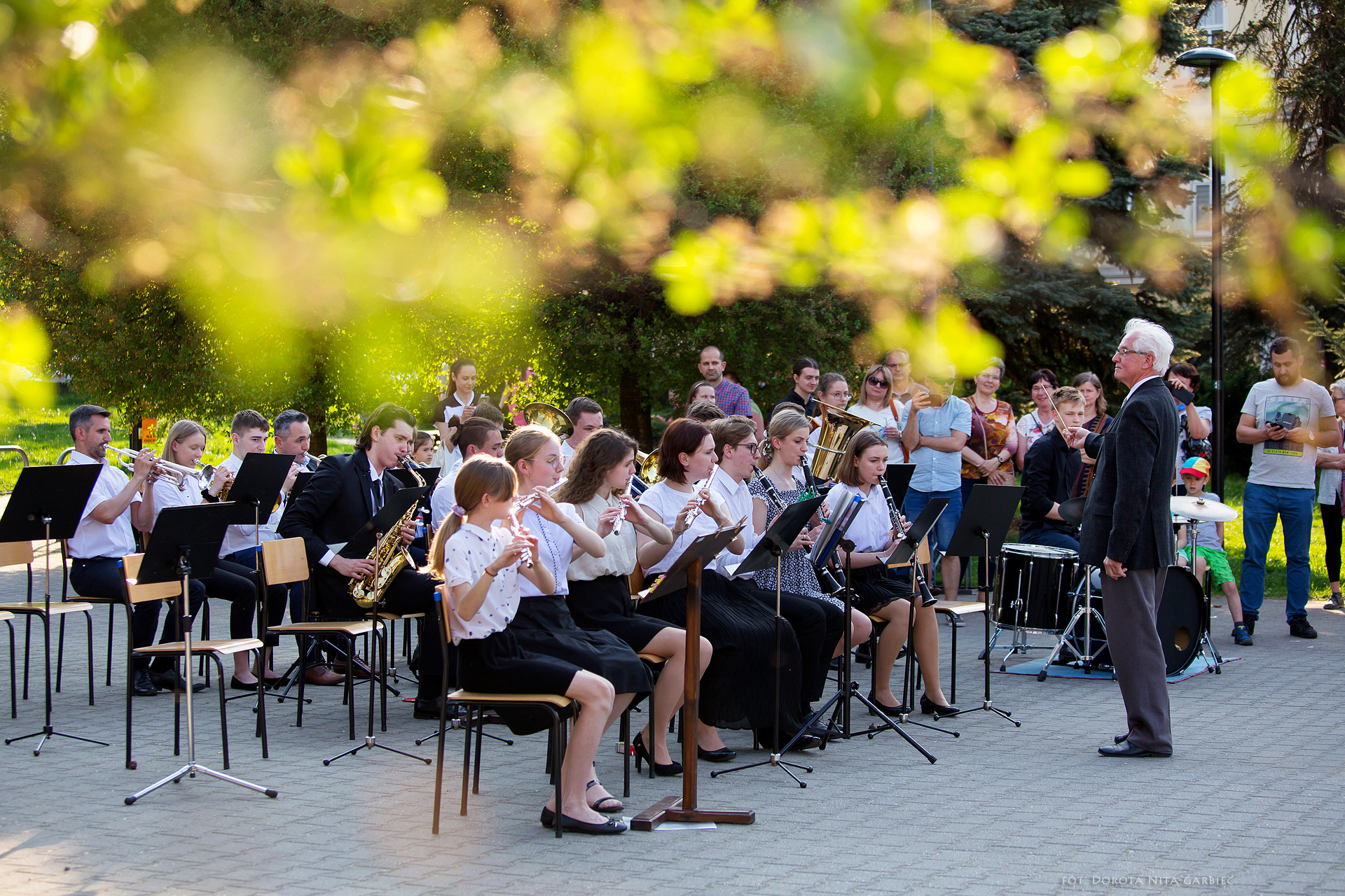 Koncert uczniów PSM w Parku Mickiewicza