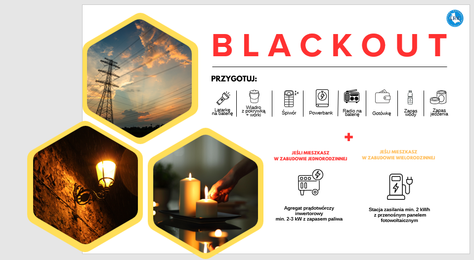 blackout, zasady postępowania w sytuacji kryzysowej