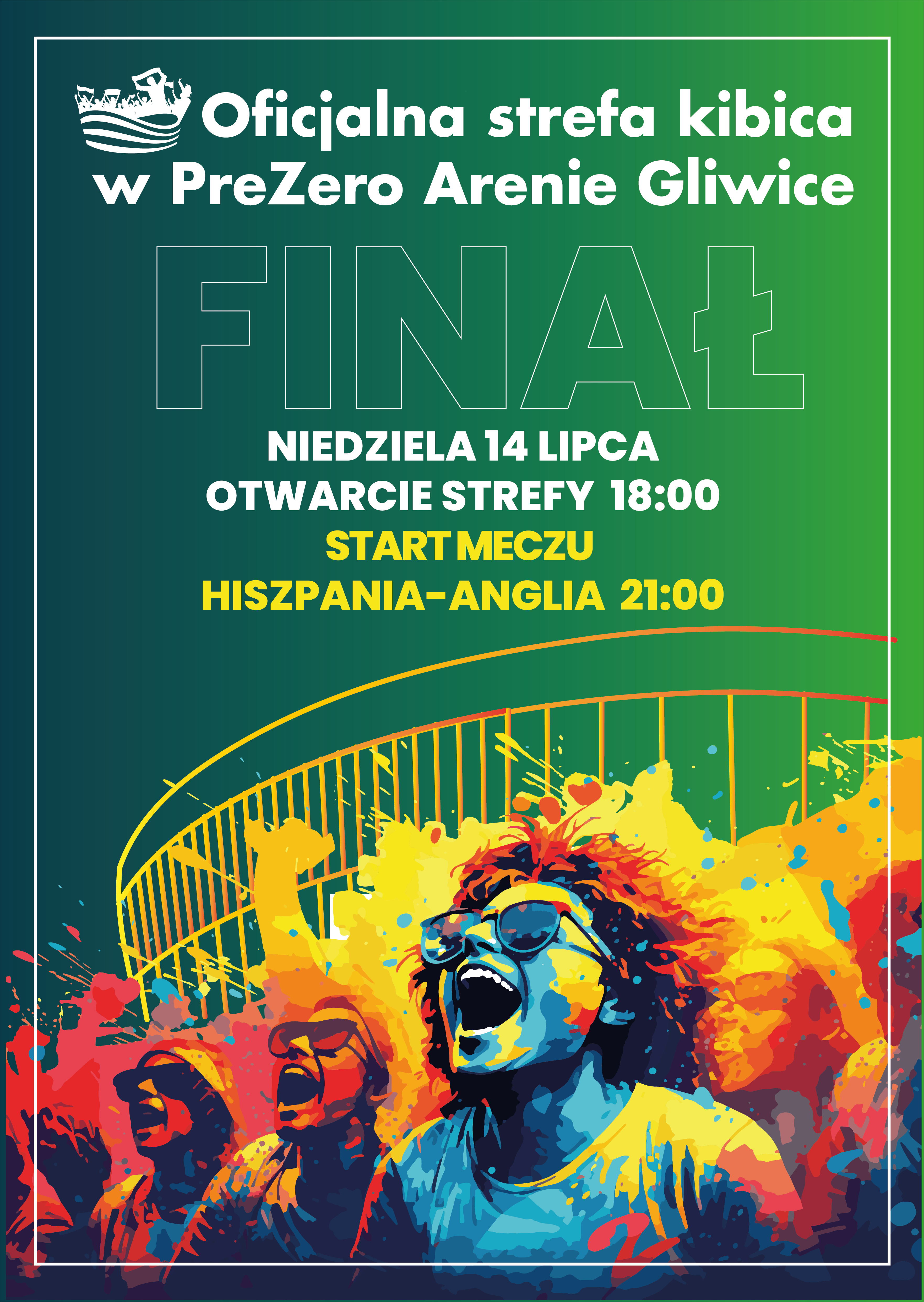 strefa kibica w PreZero Arenie Gliwice