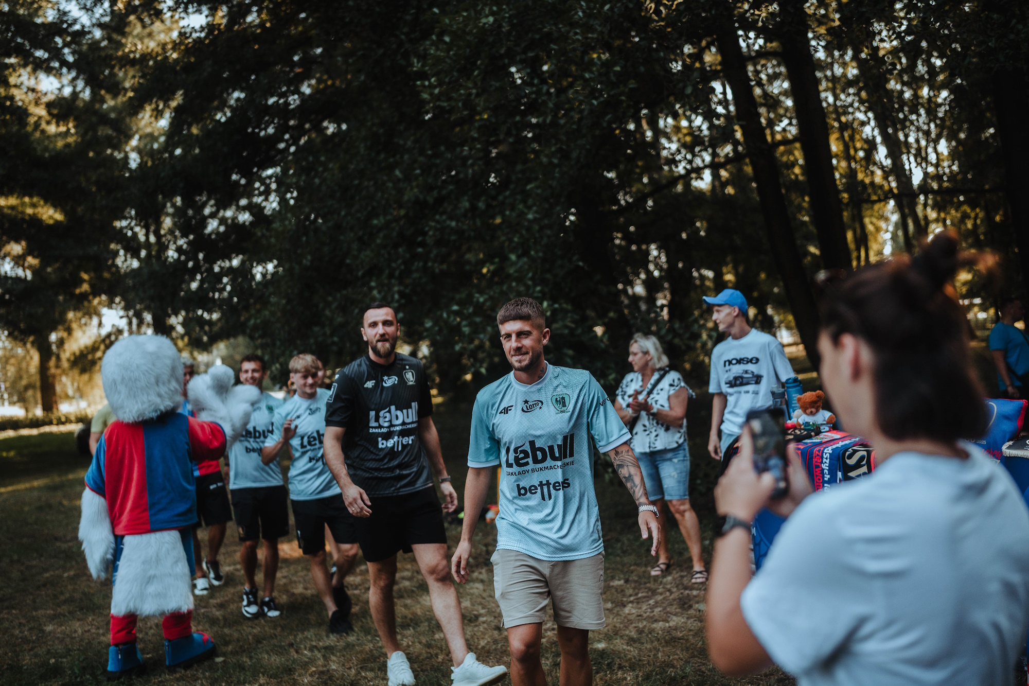 Fot. Piast Gliwice zawodnicy Piasta i kibice