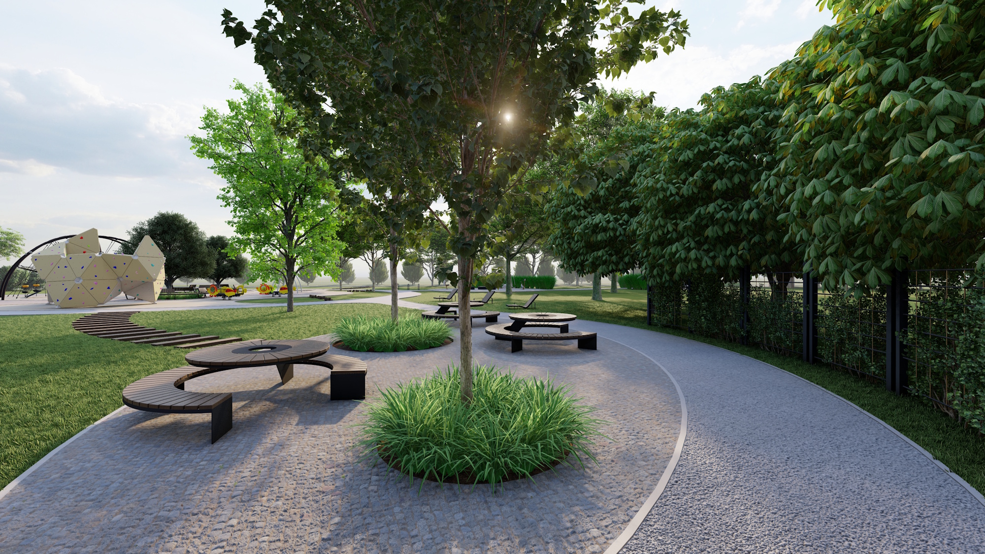 zieleń Alei Noworybnickiej. Wizualizacja