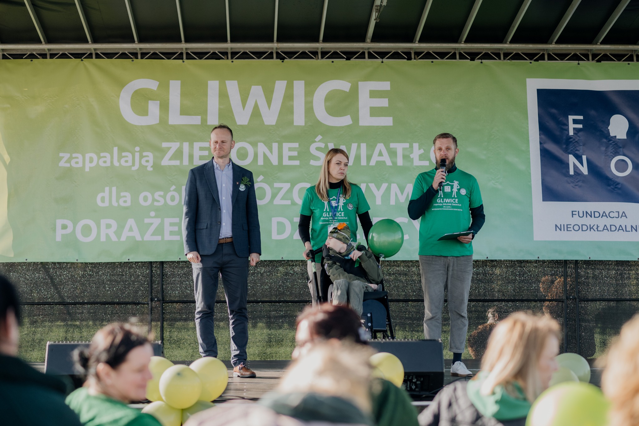 prezydent Gorczyński na scenie