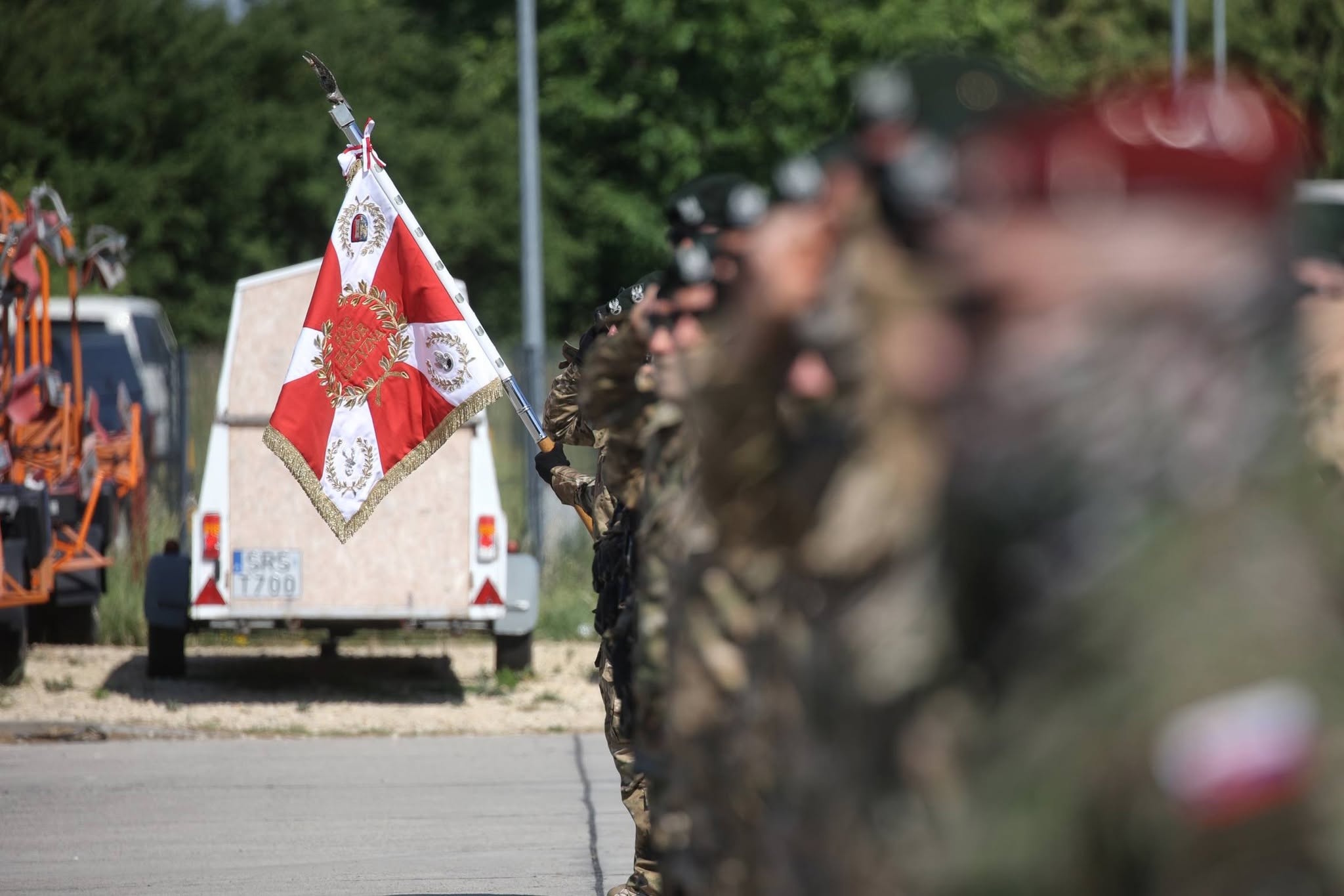 Żołnierze w szeregu