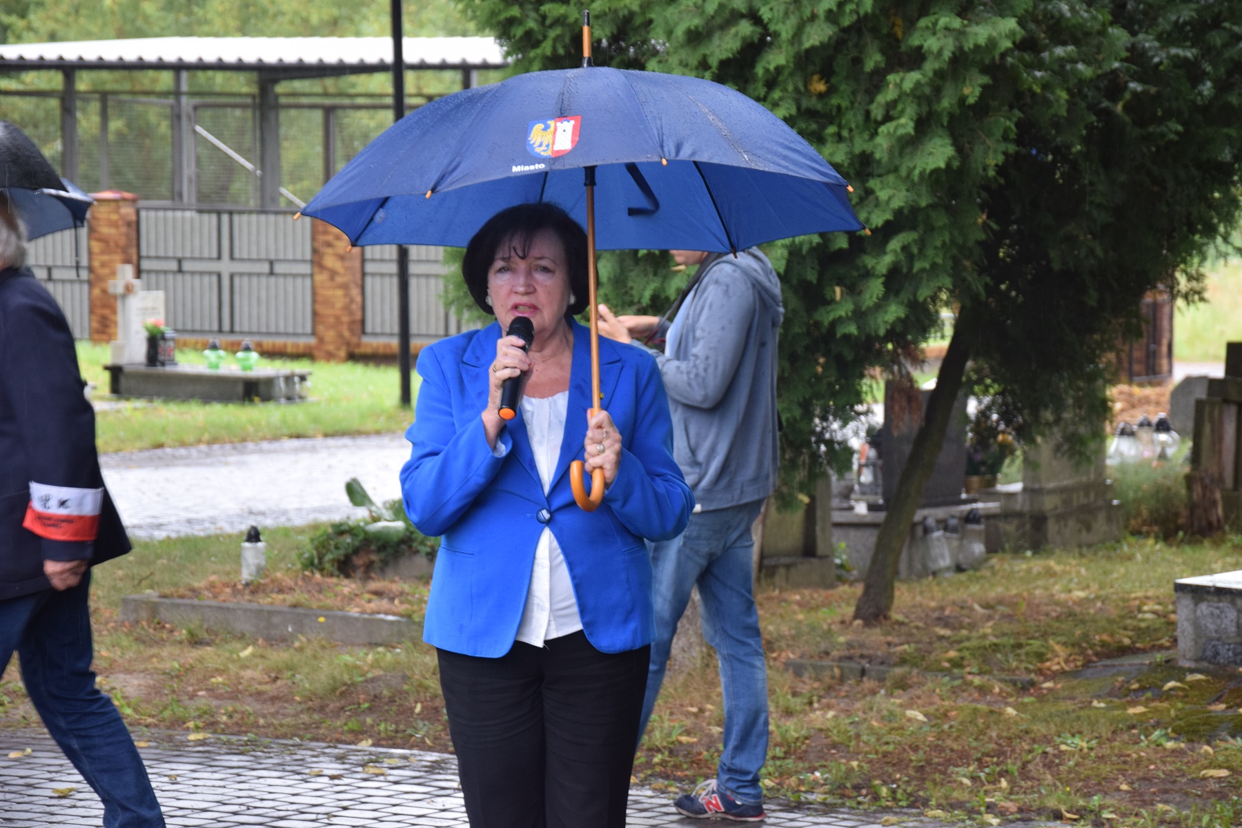 Zastępca Przewodniczącego Rady Miasta – Krystyna Sowa podczas przemówienia