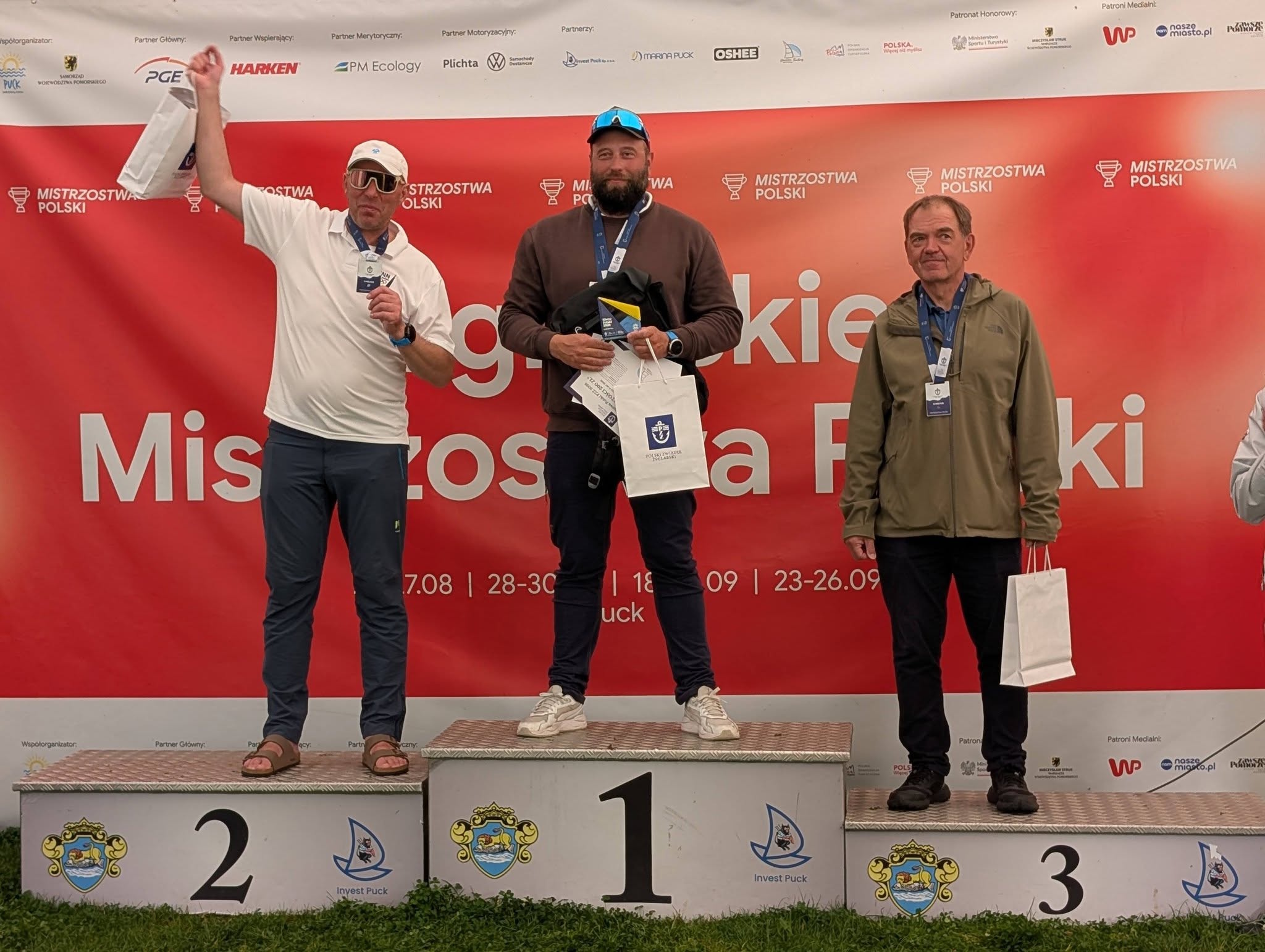 Bartosz Szydłowski na podium