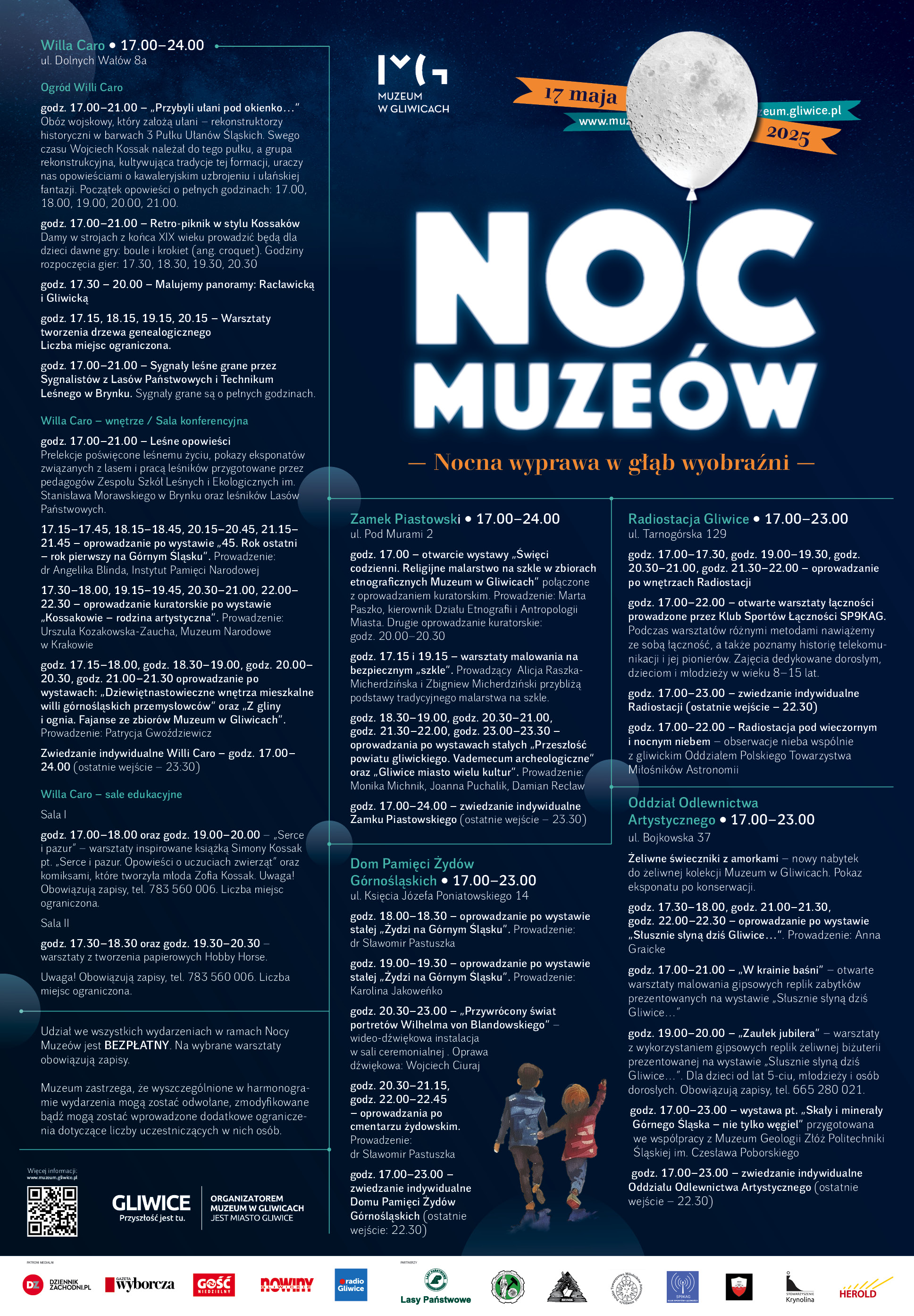 Mat. graf. organizatora Plakat z harmonogramem