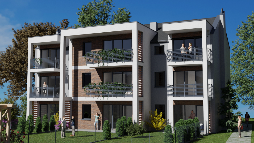 Przy Anny Jagiellonki 8 miasto połączy gruntowną modernizację istniejącego domu z 6 mieszkaniami z budową 9 nowych lokali