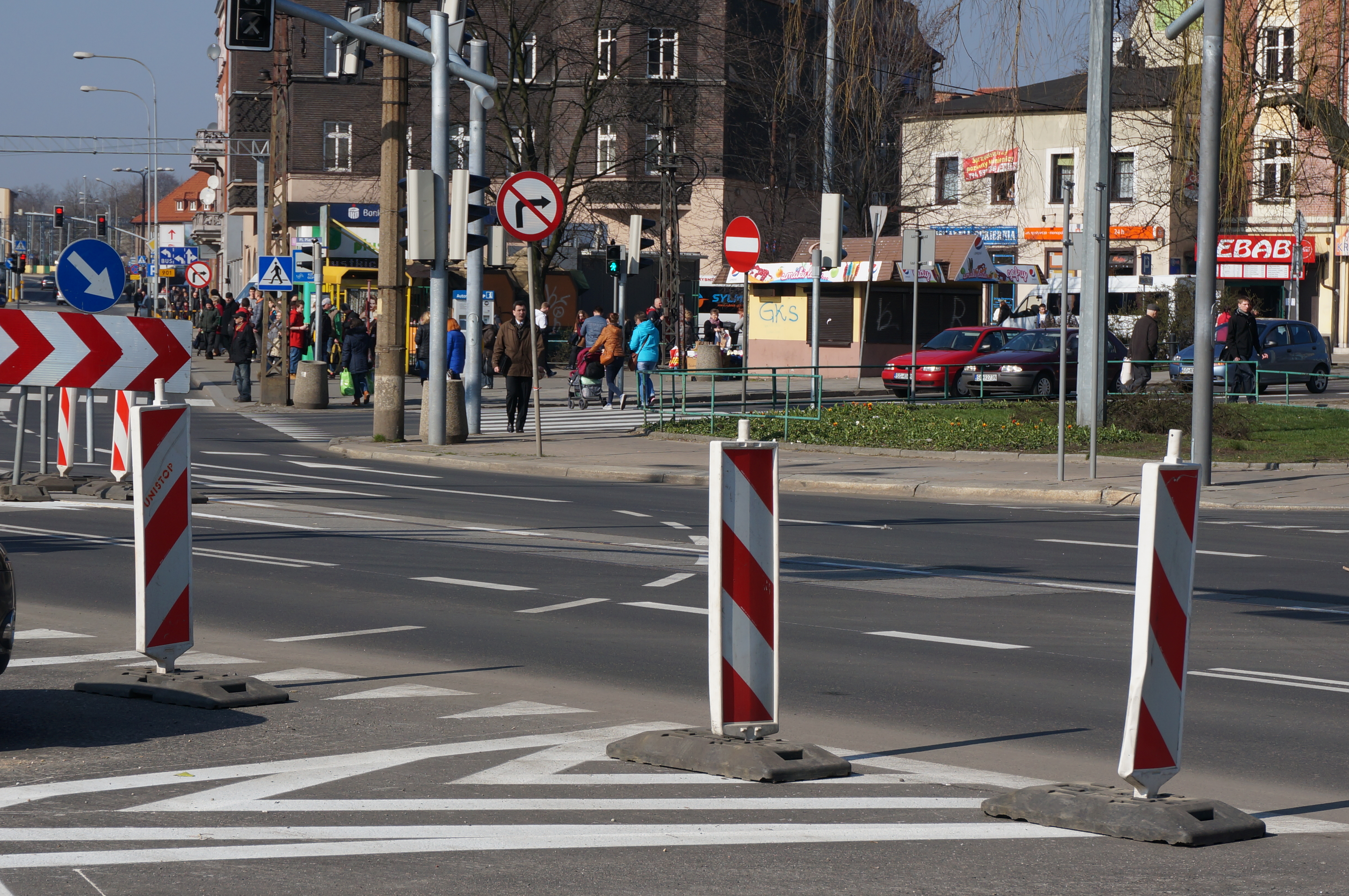 lac Piastów – ul. Bohaterów Getta Warszawskiego przed przebudową