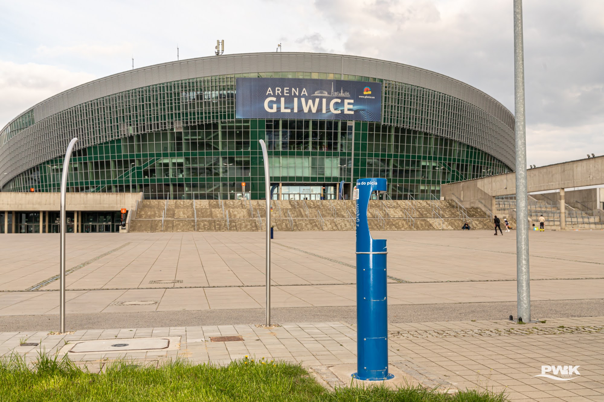 Zdrój miejski w okolicy Areny Gliwice