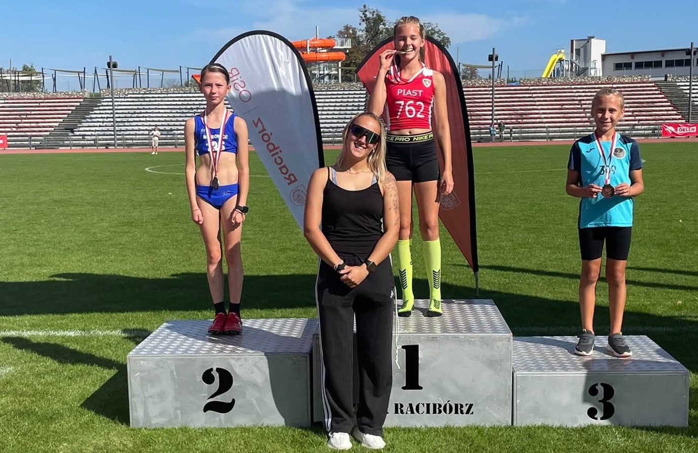 Kinga Pałys na podium