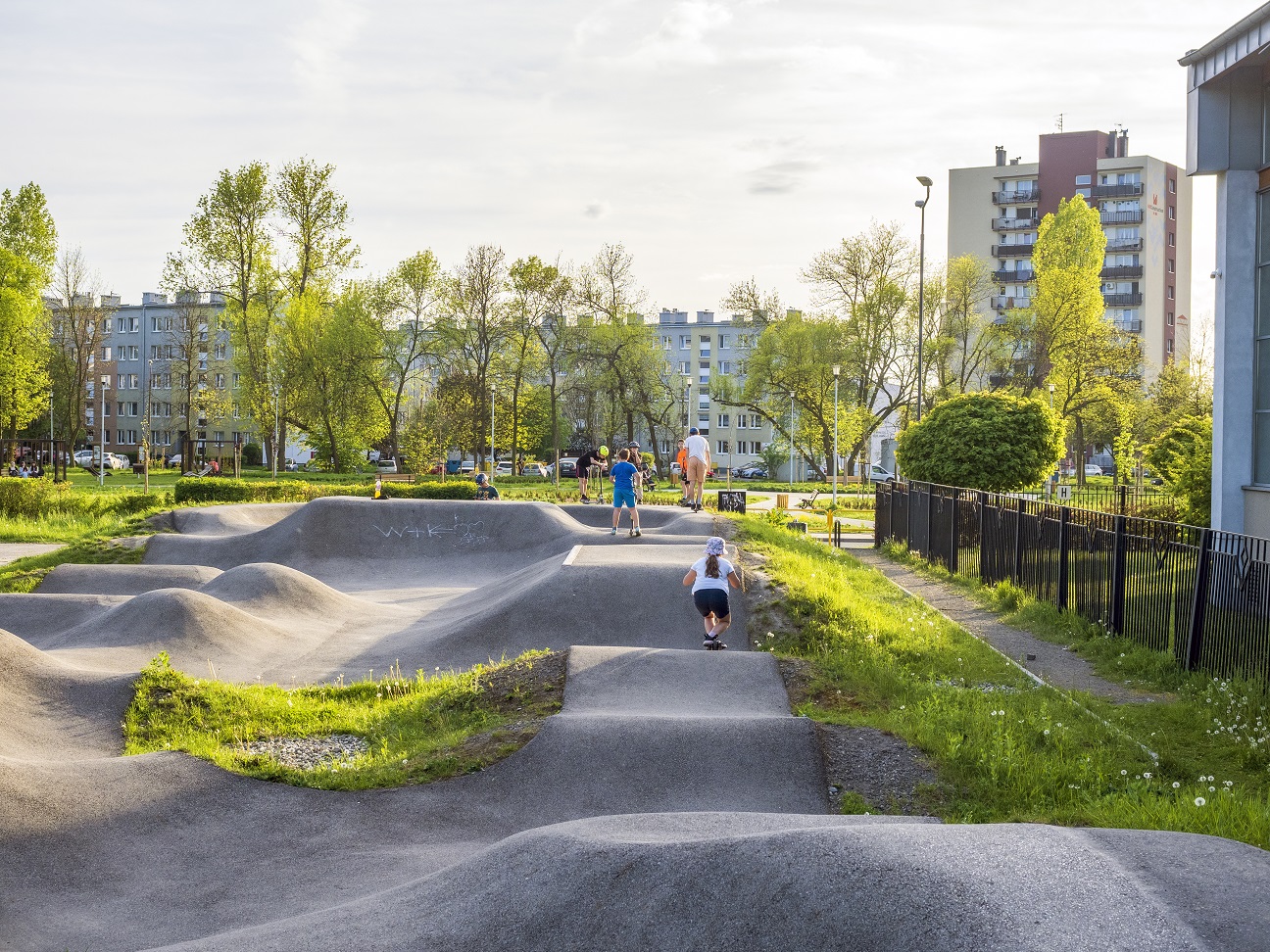 Pumptrack w Sośnicy. Fot. G.Ożga