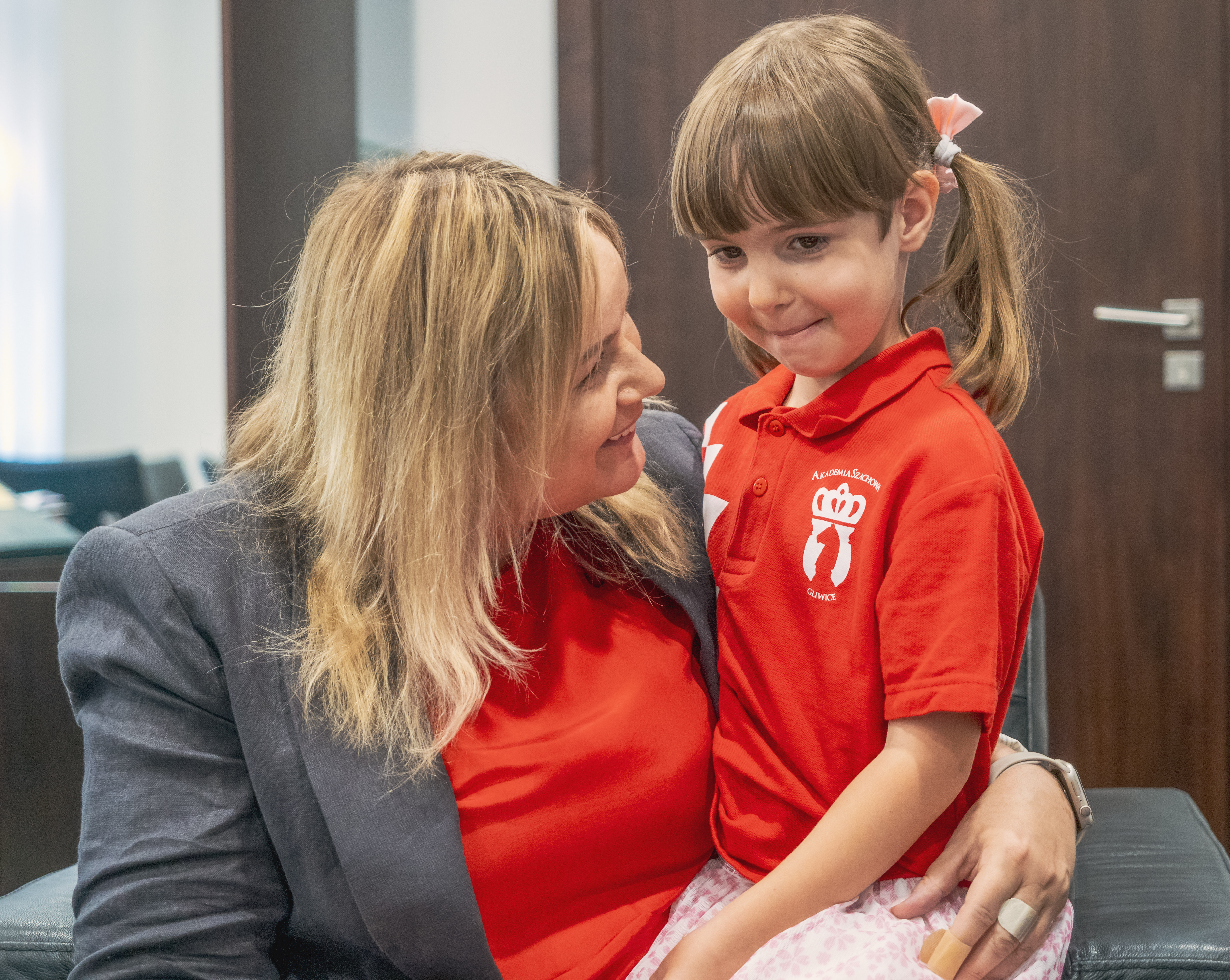 Maryna i prezydent Gliwic Katarzyna Kuczyńska-Budka