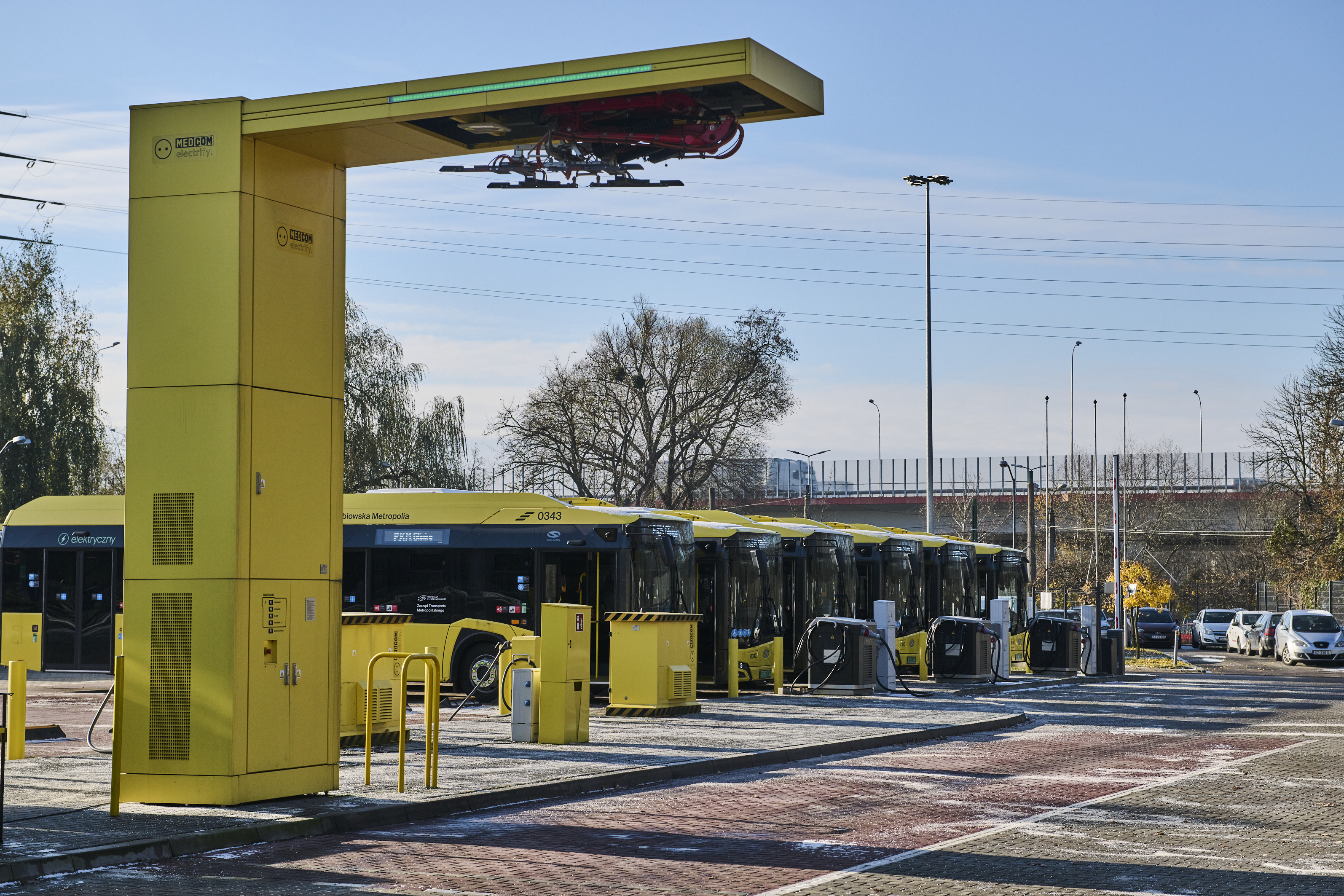 ładowarka do autobusu elektrycznego