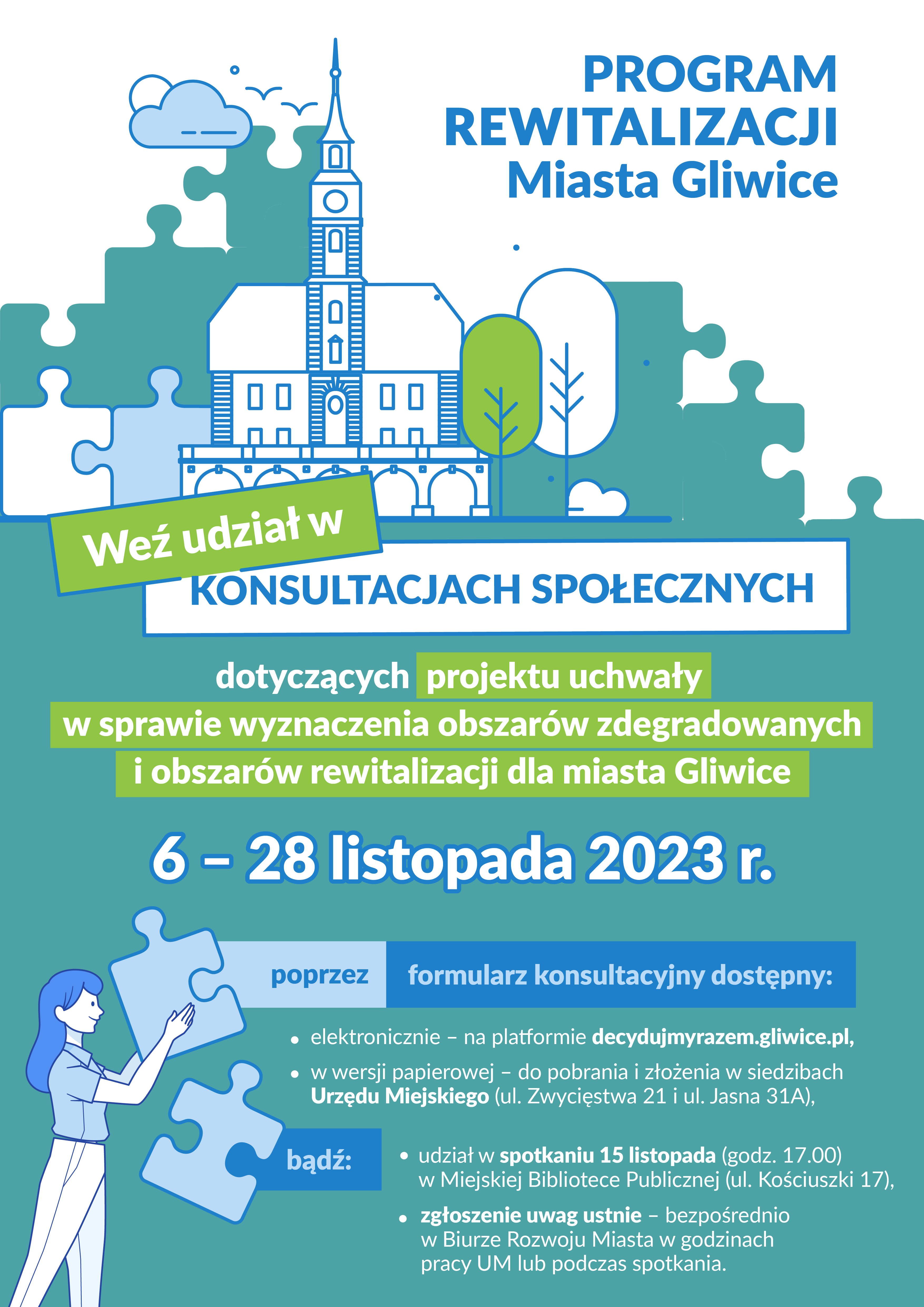 plakat programu rewitalizacji