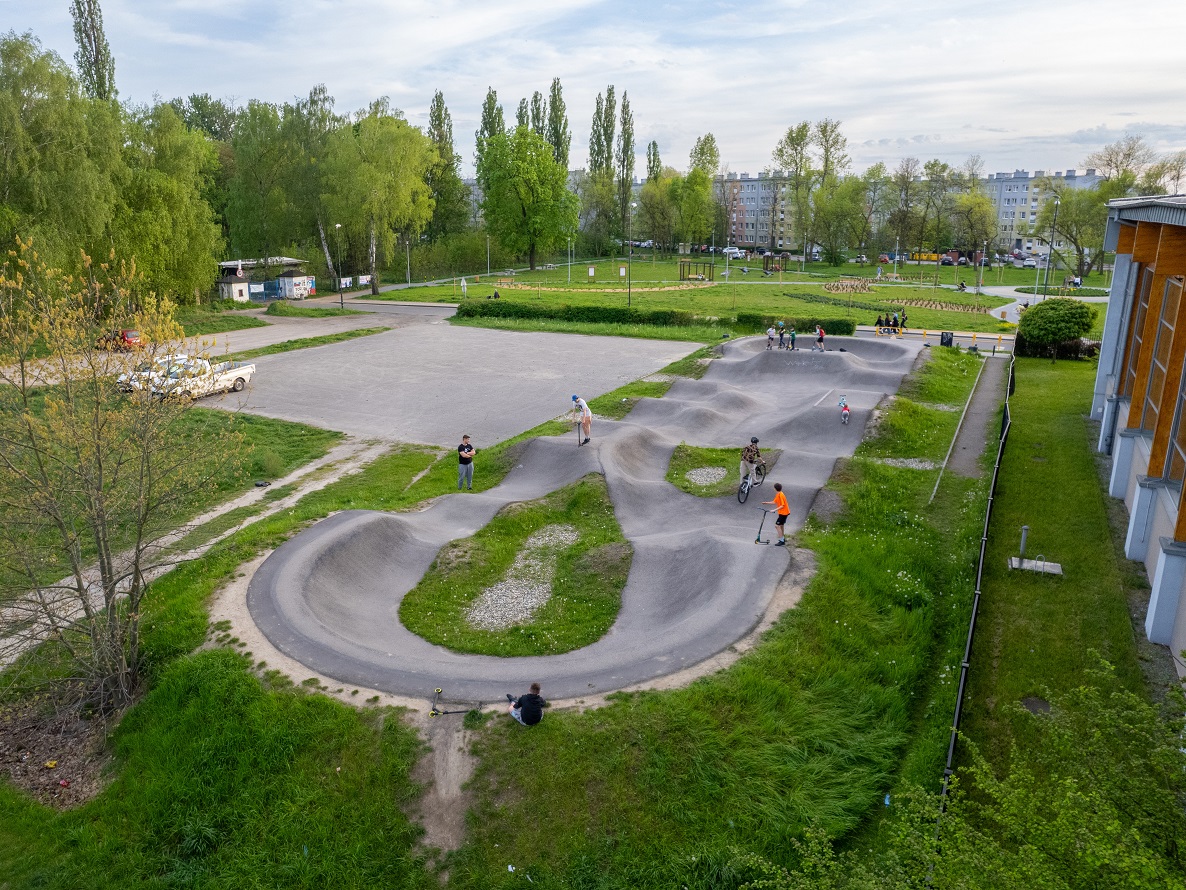 Pumptrack w Sośnicy. Fot. F.Zobawa