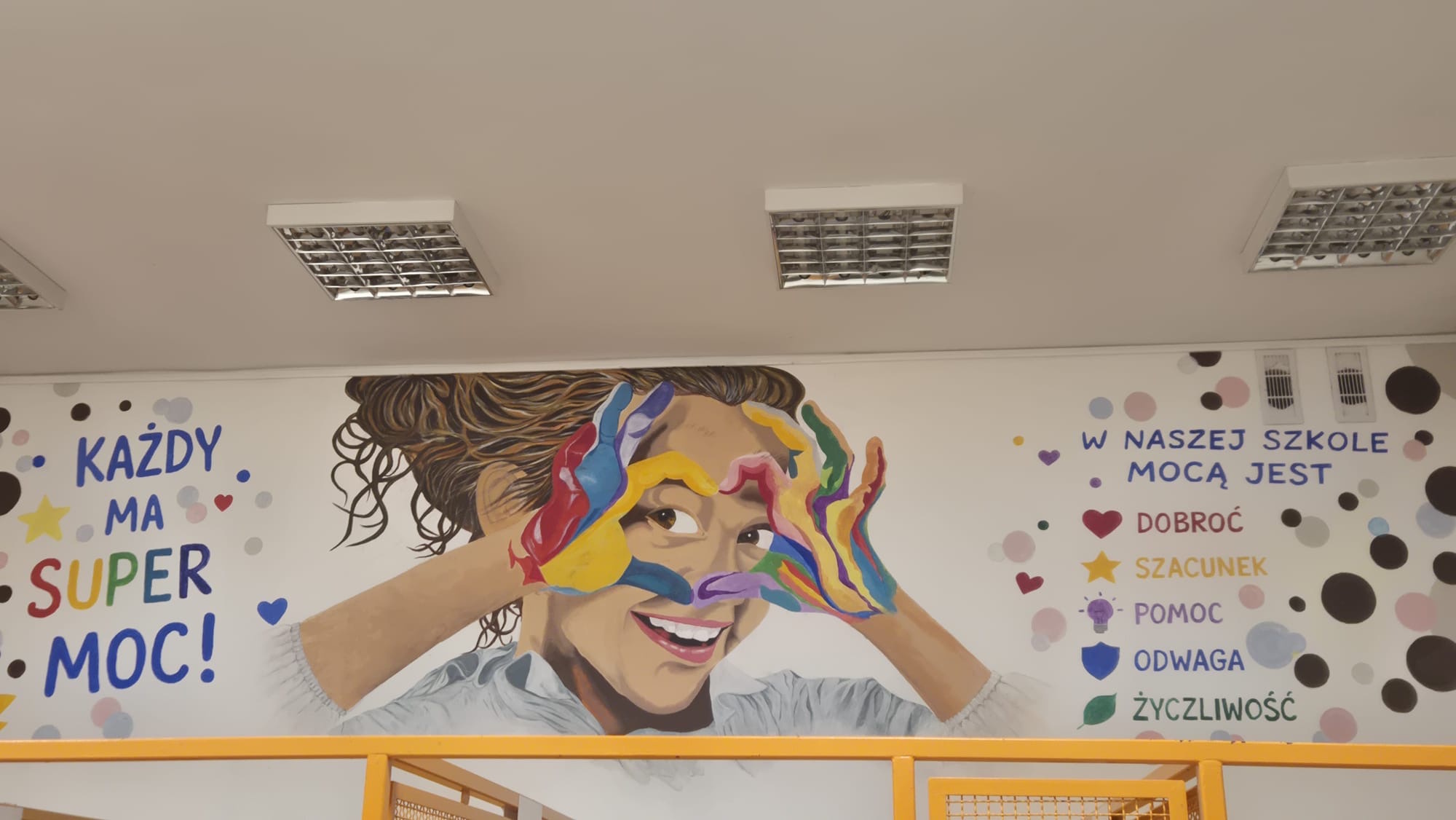 Mural w Szkole Podstawowej nr 21