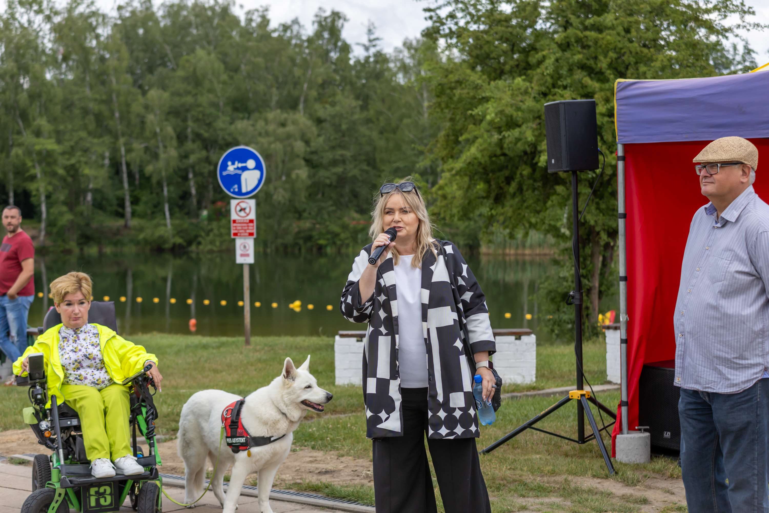 prezydent Katarzyna Kuczyńska-Budka, zastępca prezydent Jarosław Zięba oraz radna Agnieszka Filipkowska