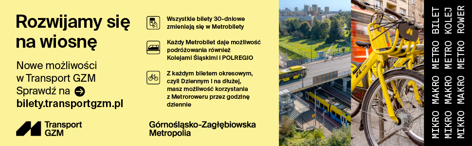 baner nowych możliwości w Transport GZM