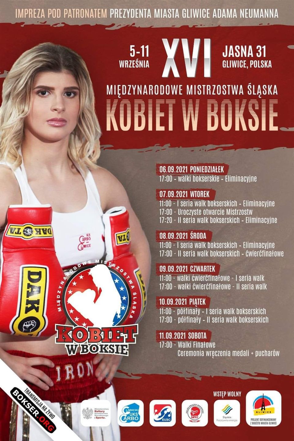 boks plakat