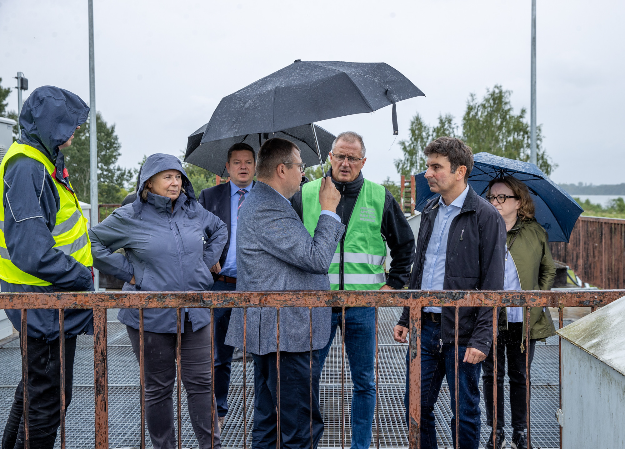 Zdjęcie ze spotkania przy jeziorze