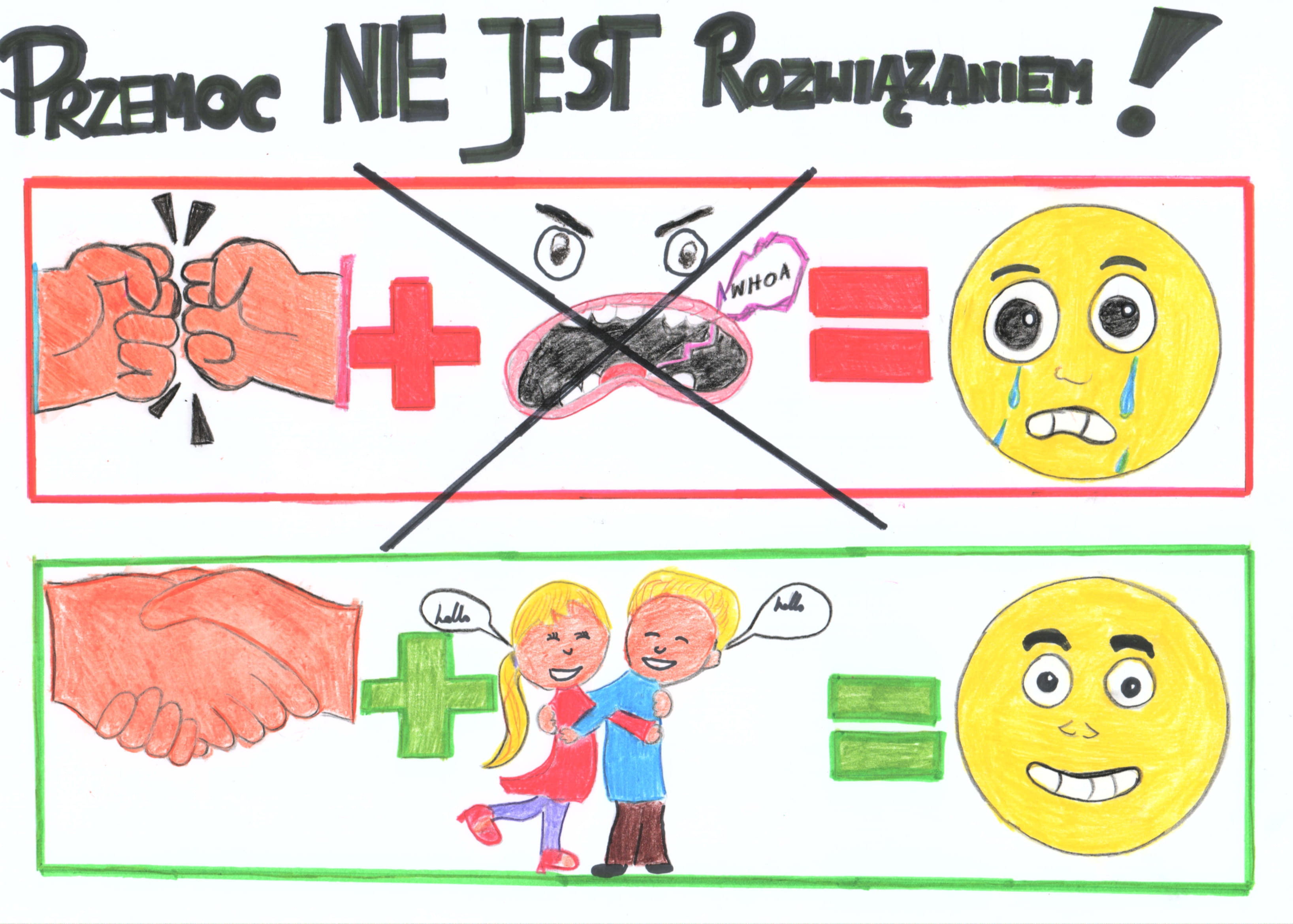 PRZEMOC NIE JEST ROZWIĄZANIEM!