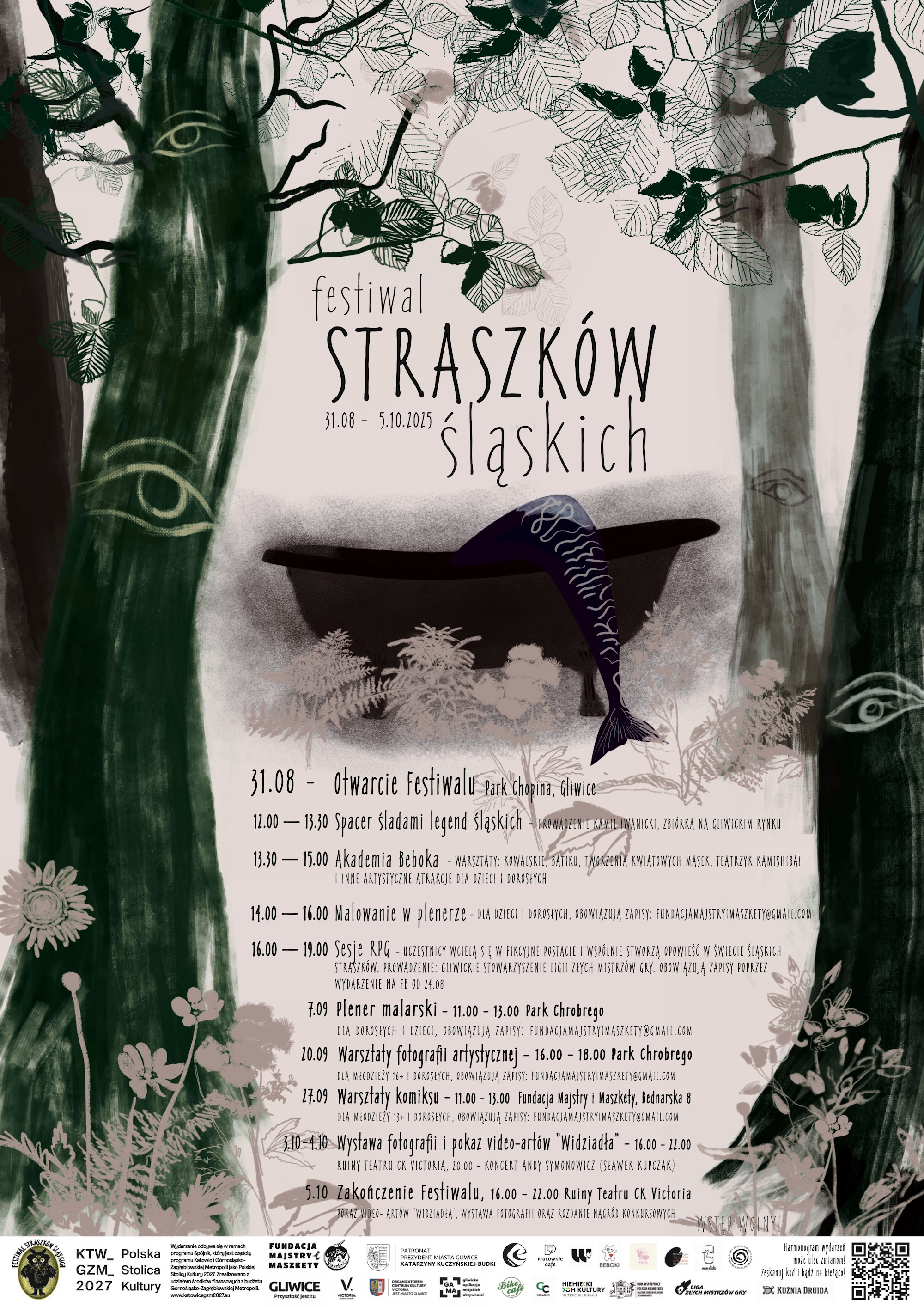 Plakat z harmonogramem