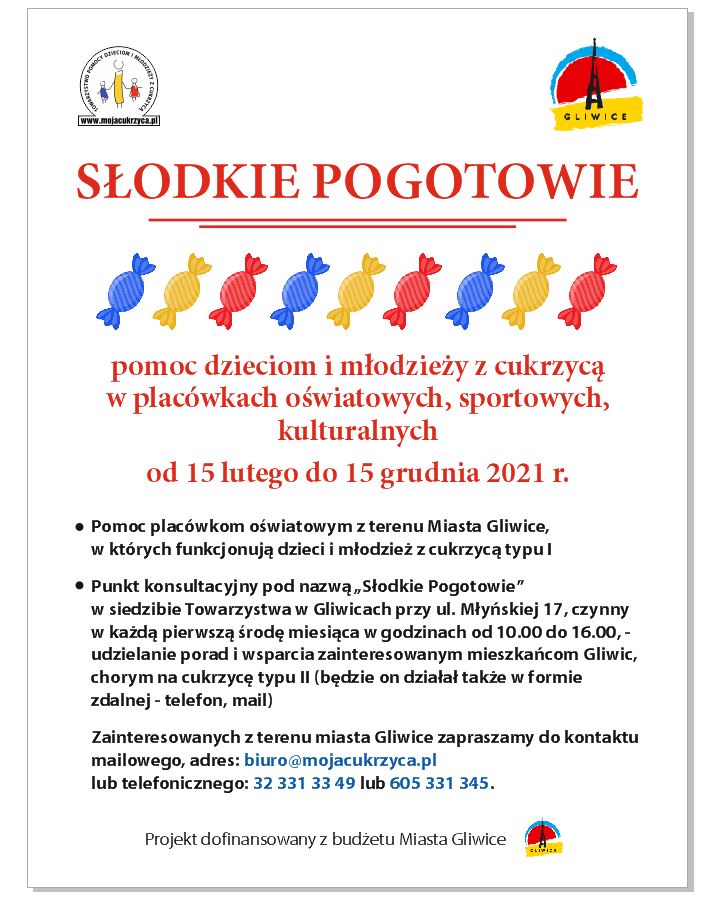 plakat akcji Słodkie pogotowie