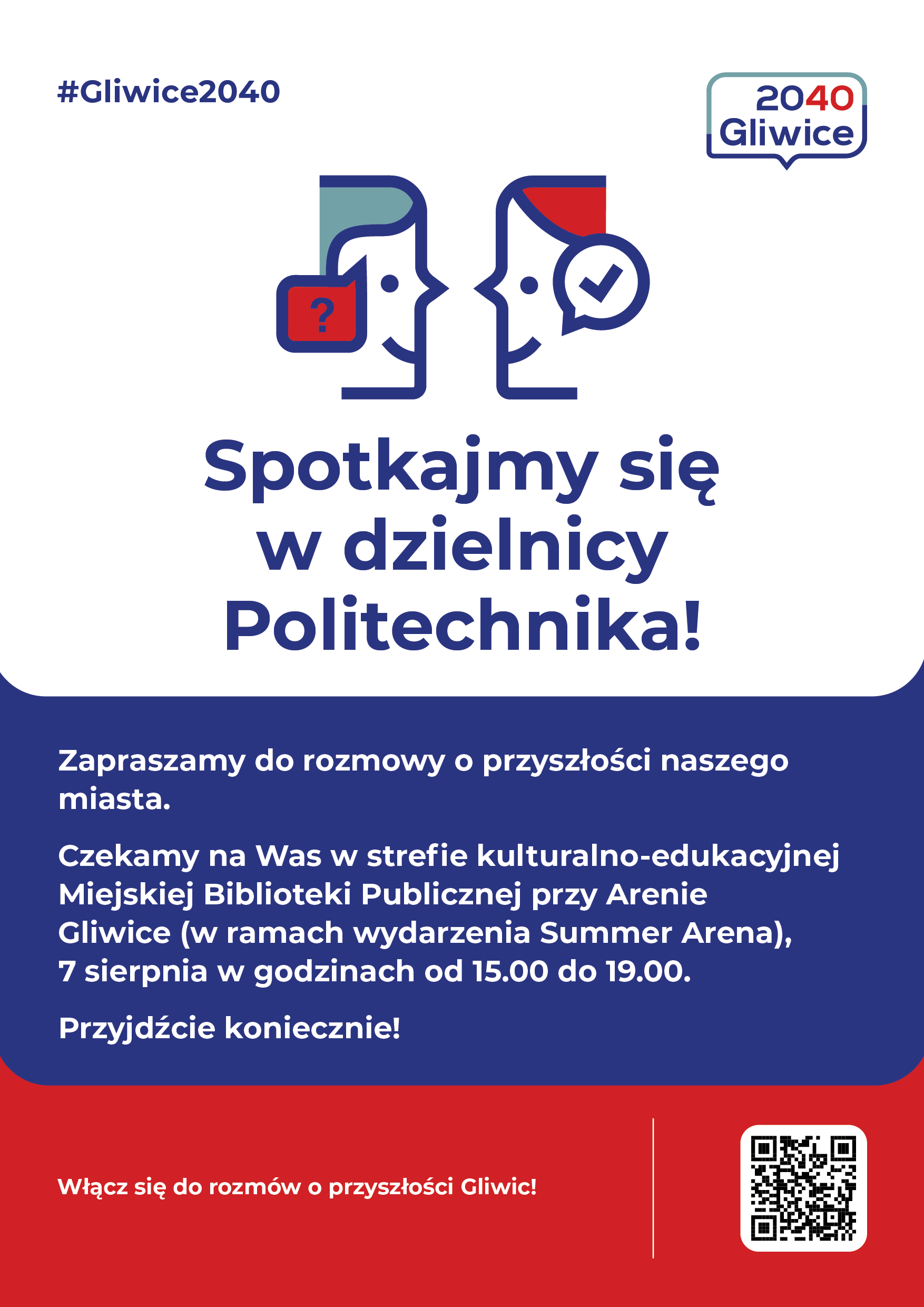 spotkanie w dzielnicy politechnika plakat