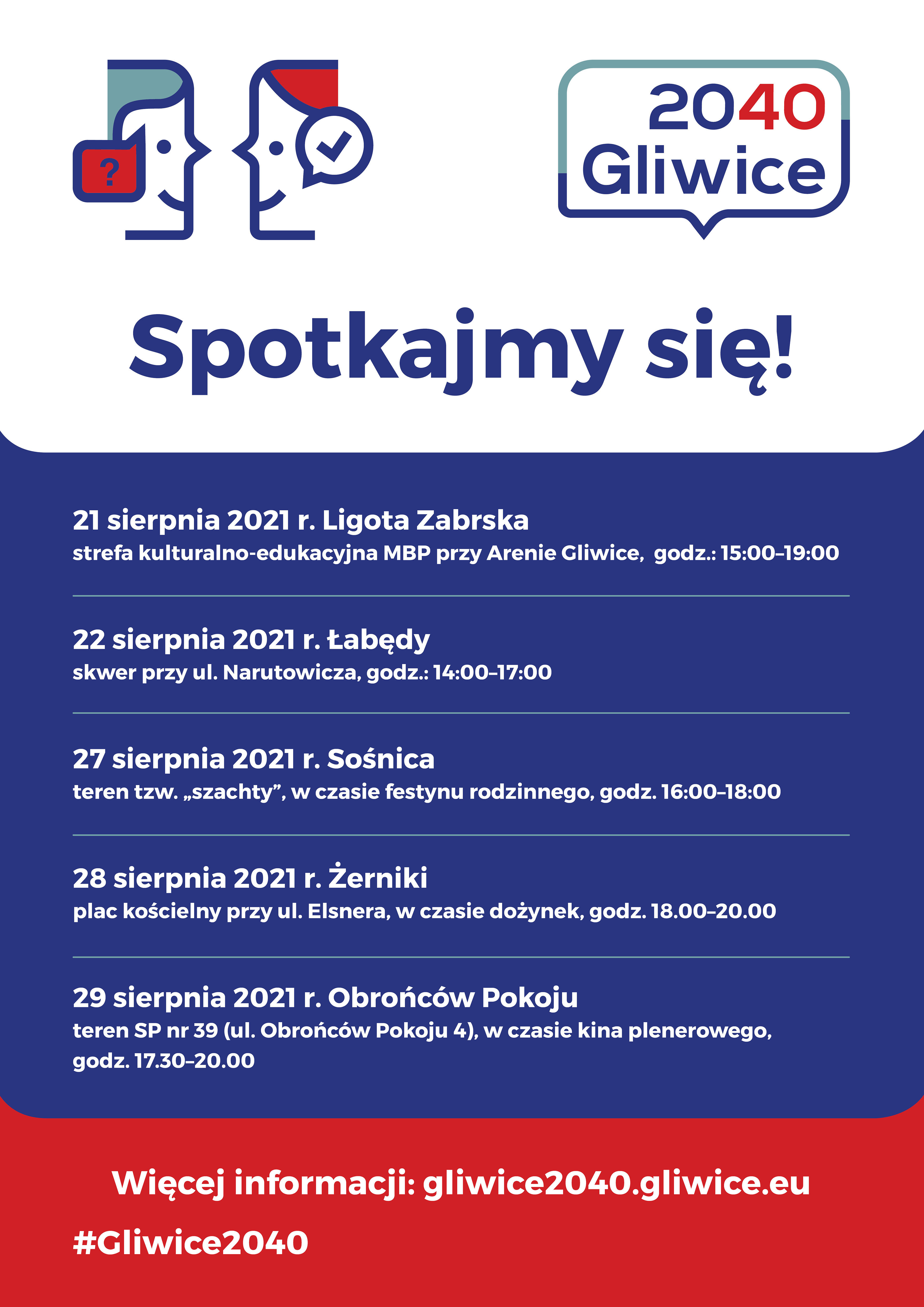 zbiorczy plakat sierpniowych spotkań