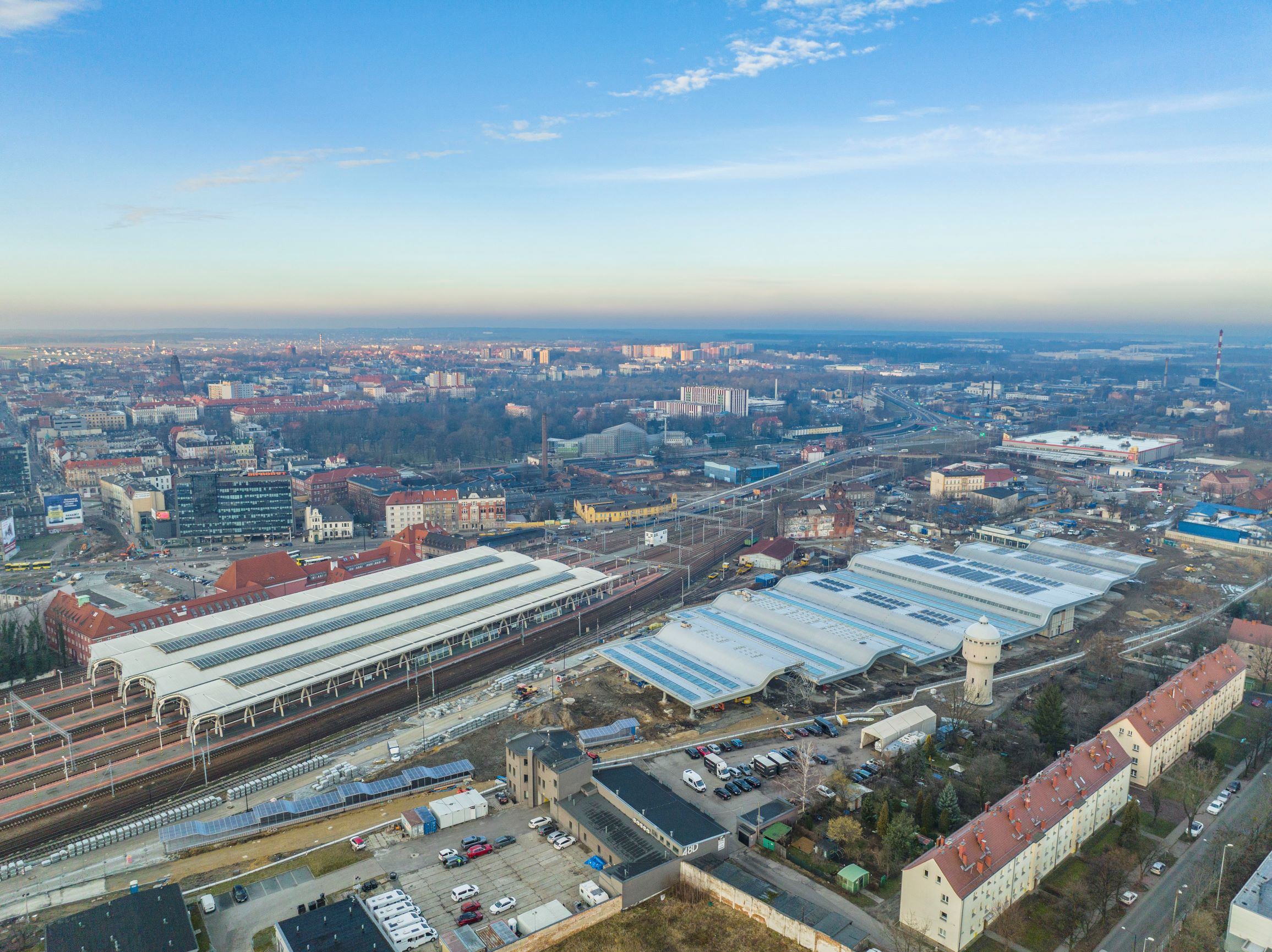 zdjęcie Centrum Przesiadkowego z góry