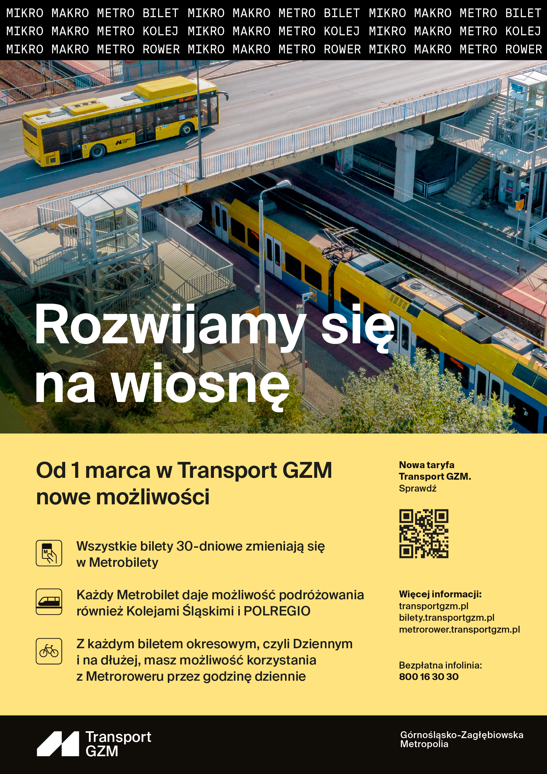 baner nowych możliwości w Transport GZM