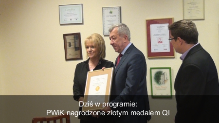 PWiK nagrodzone złotym medalem QI